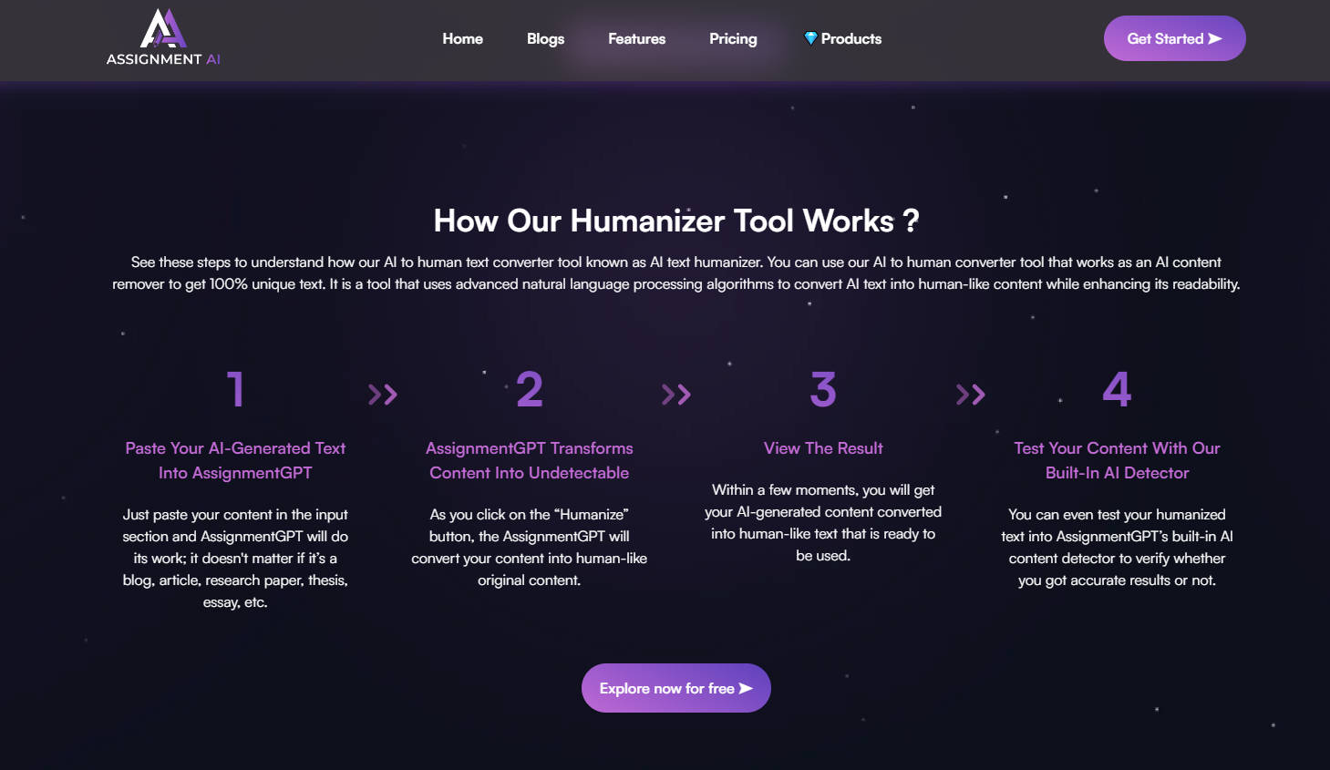 AssignmentGPT AI Humanizer Tool gallery image