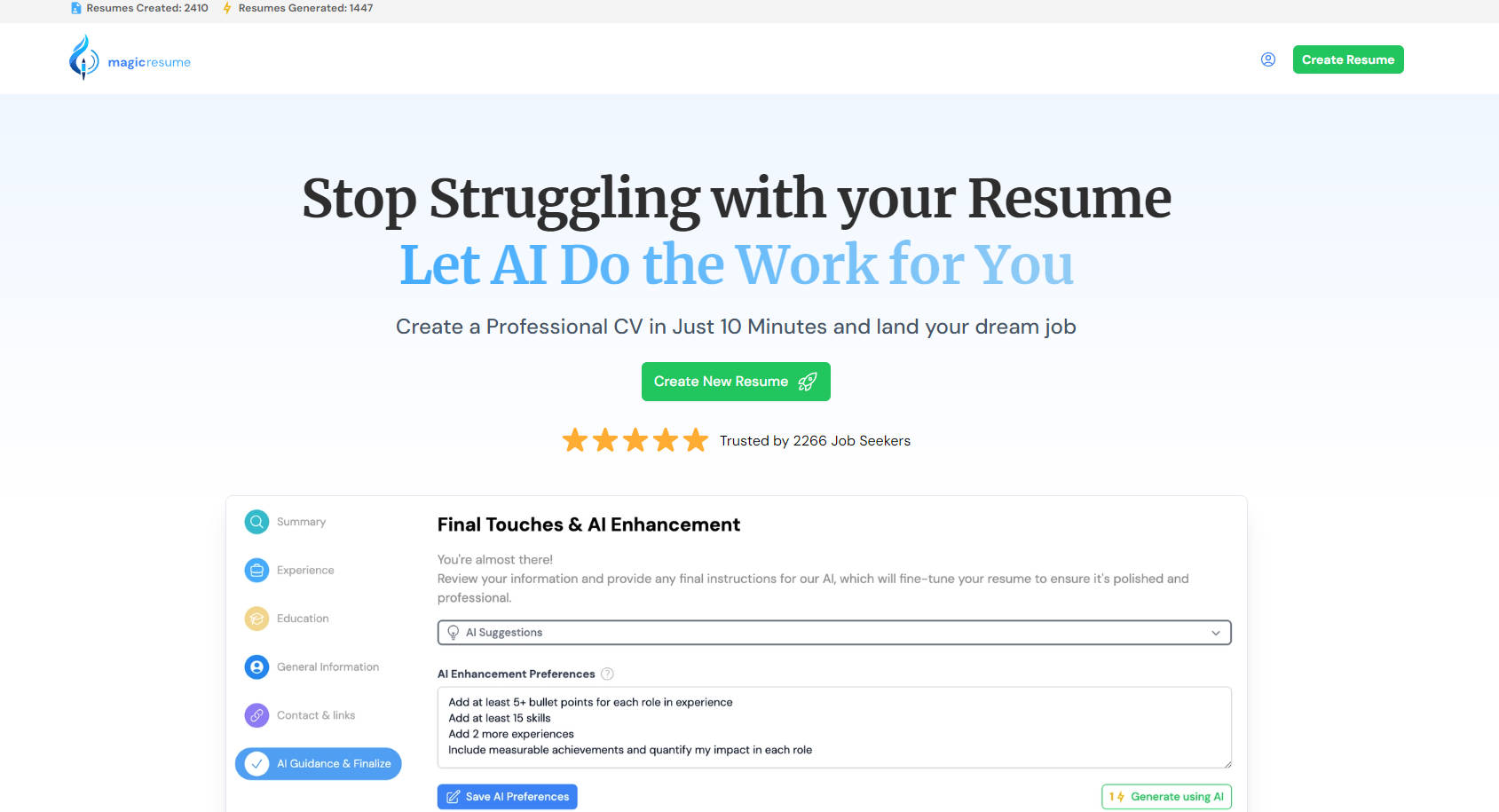 Magic Resume gallery image