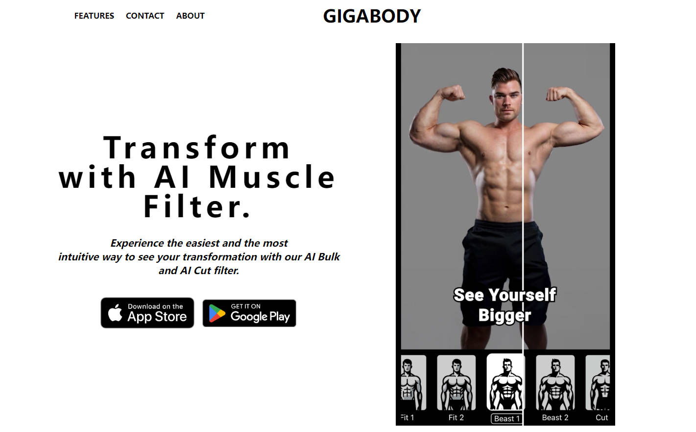GigaBody AI Muscle Filter gallery image