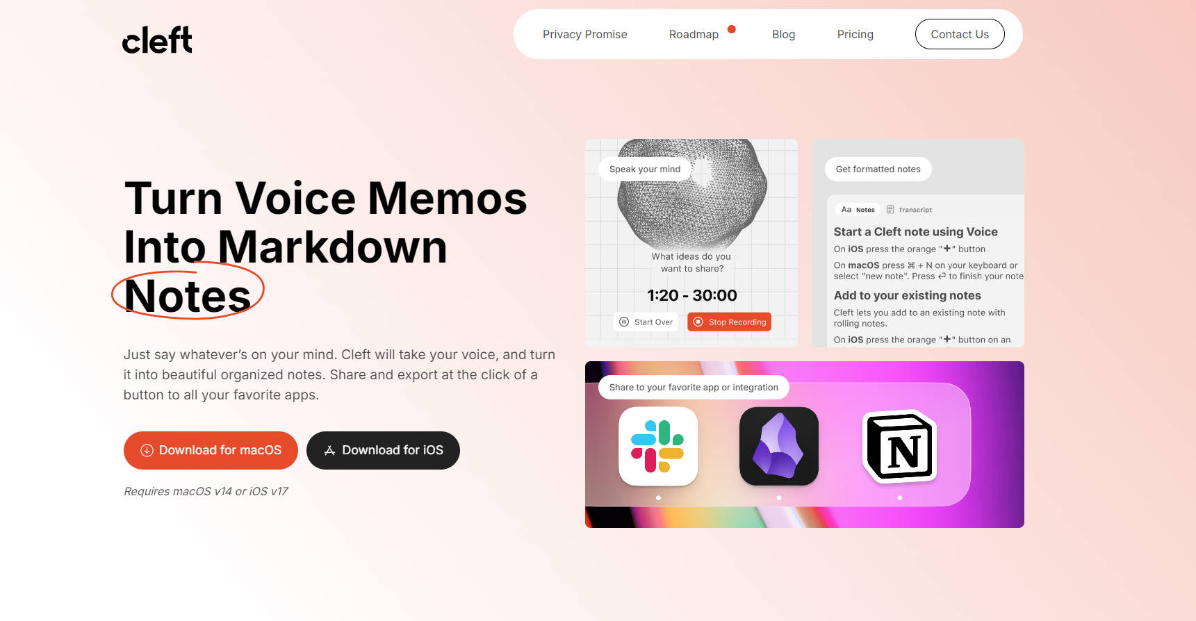 Cleft Notes gallery image