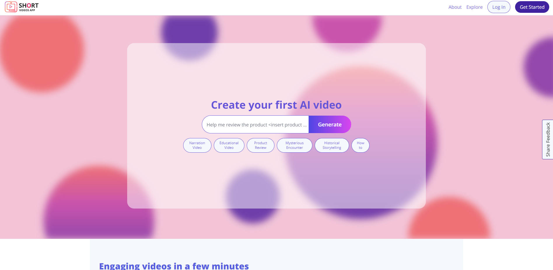 Short Videos App gallery image