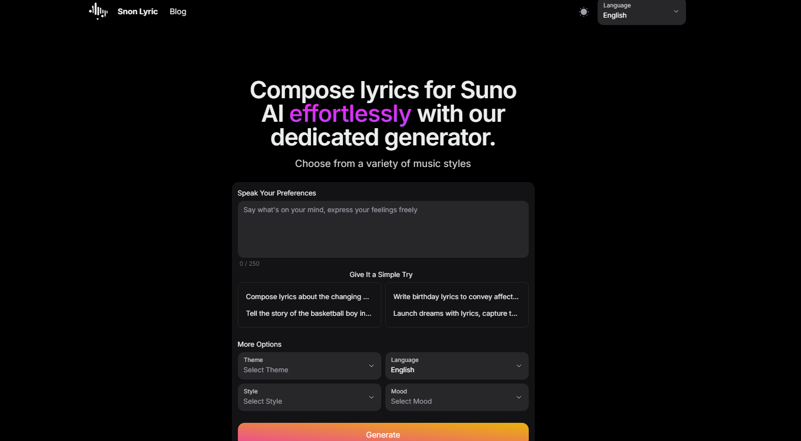 Snon Lyric gallery image