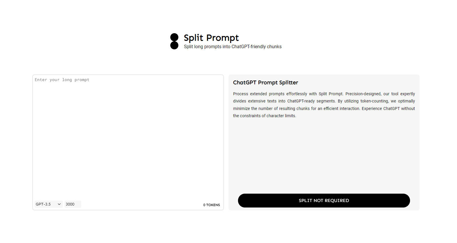 ChatGPT Prompt Splitter gallery image