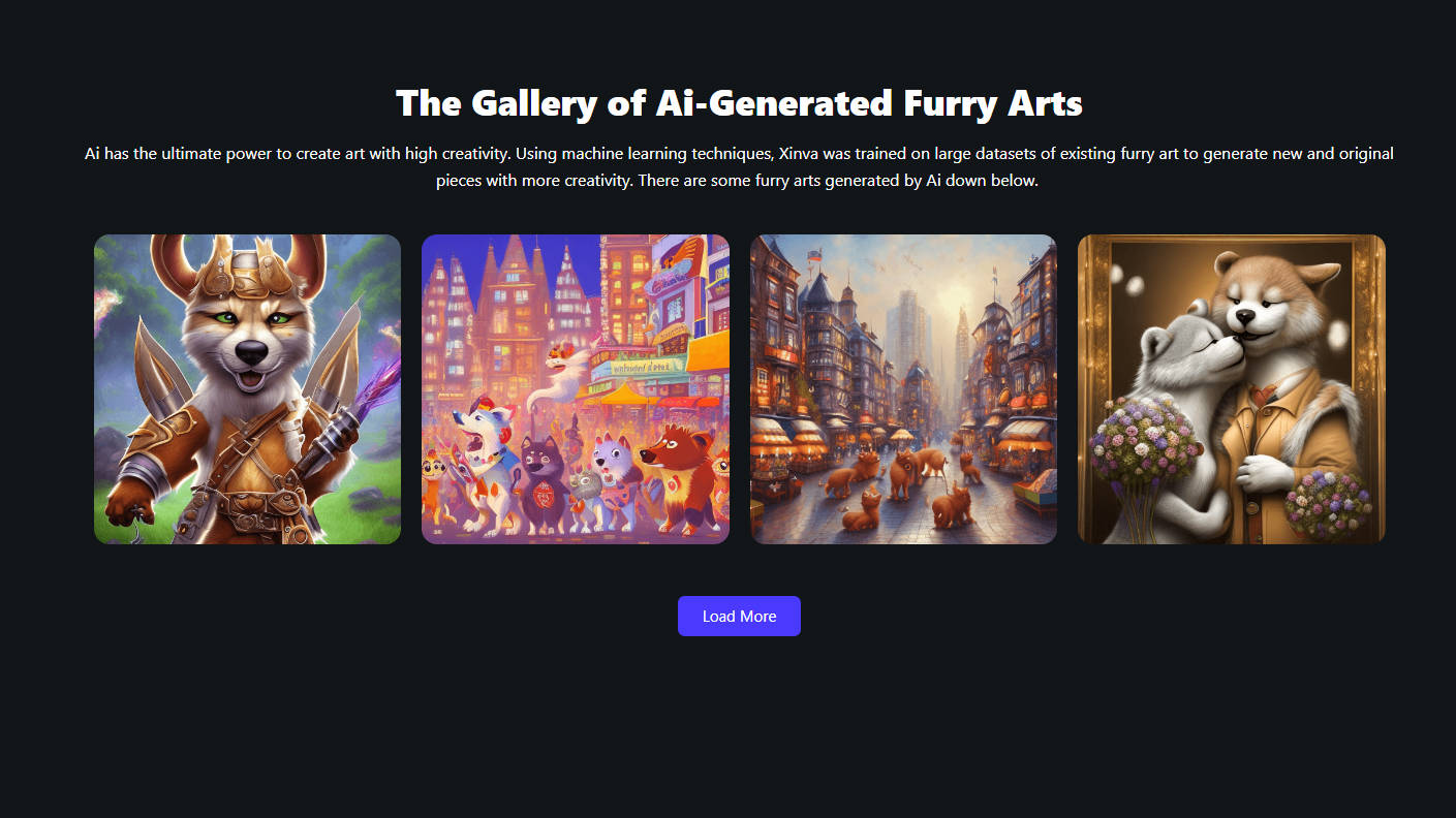 Xinva Ai Furry Art Generator gallery image