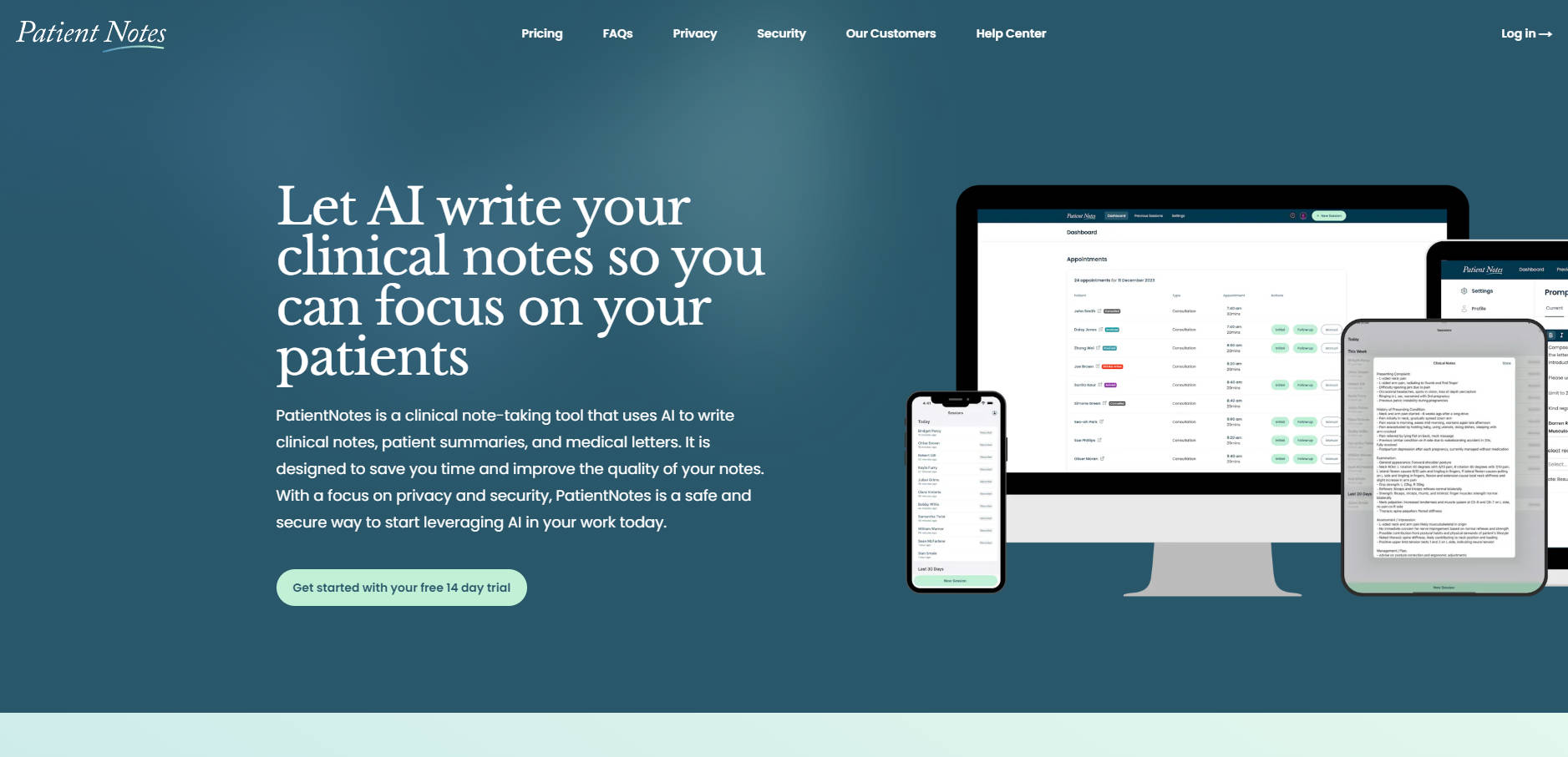PatientNotes gallery image