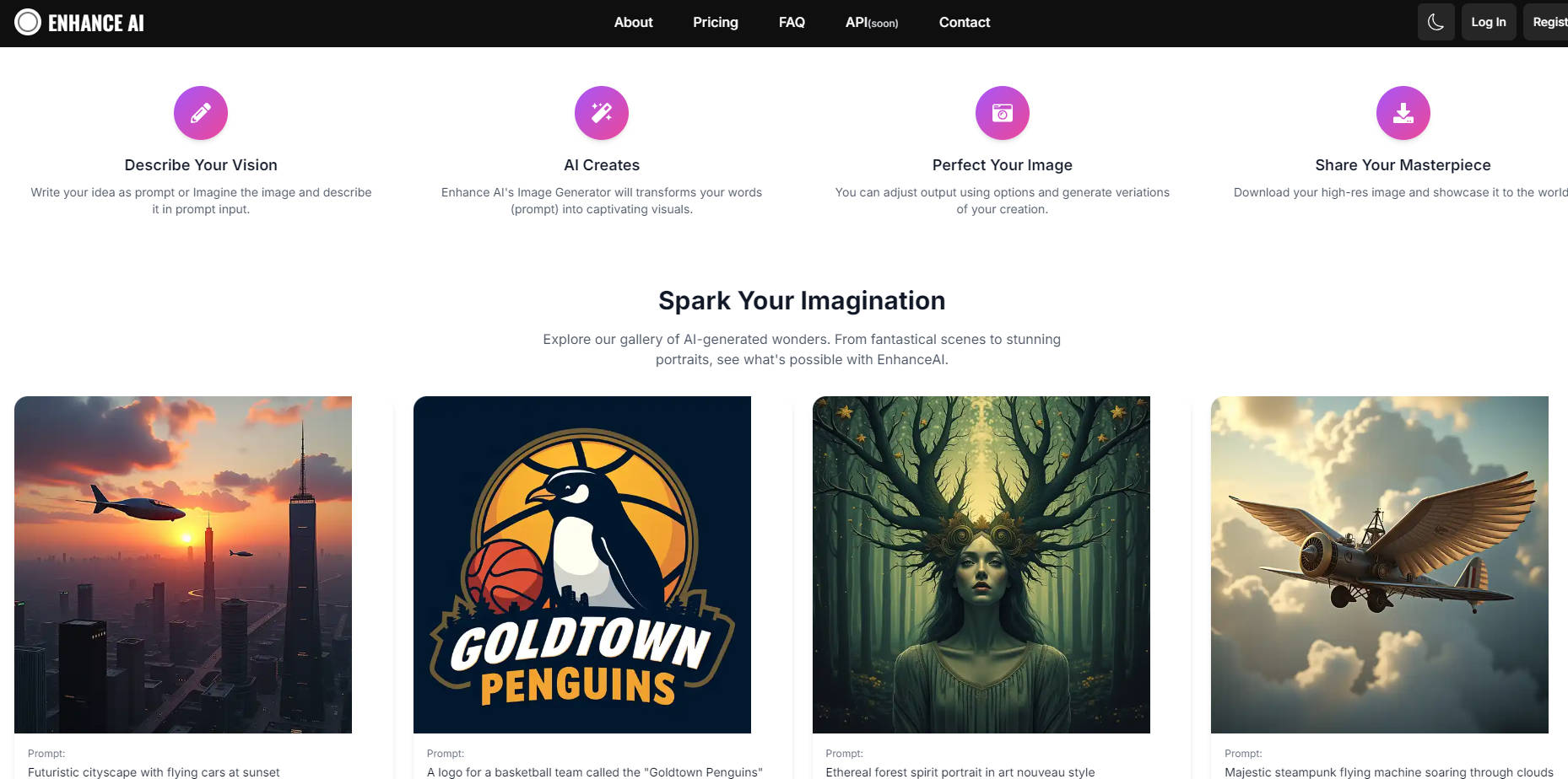 Enhance AI gallery image