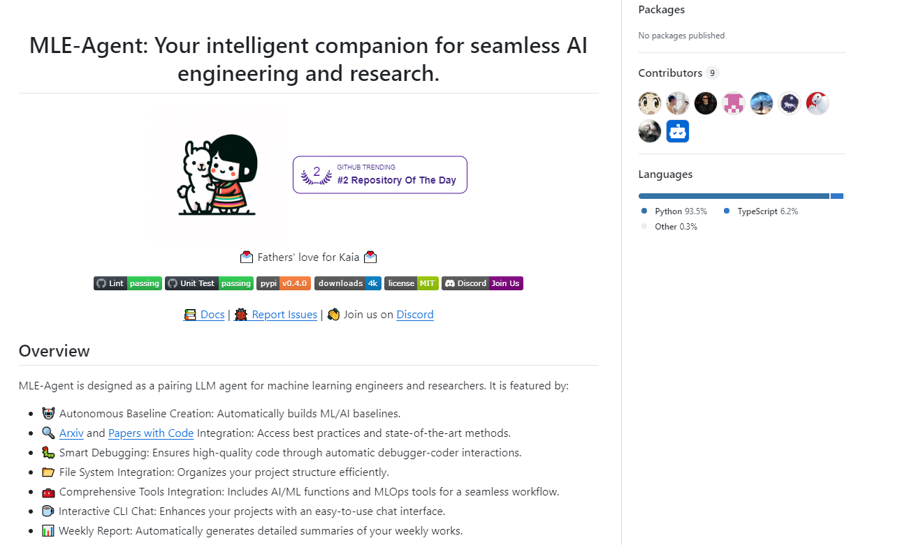 MLE-agent gallery image
