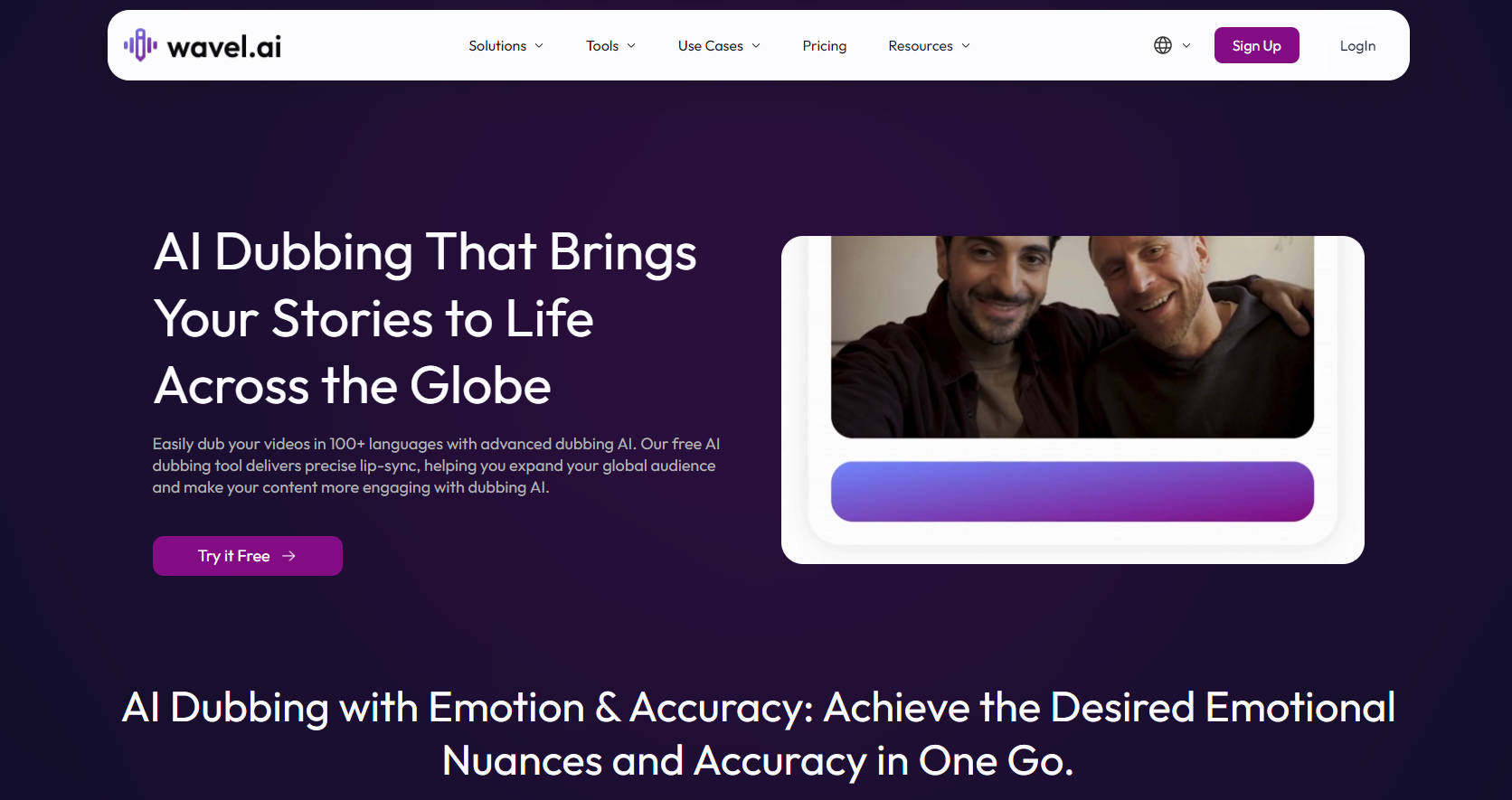 AI Dubbing by Wavel gallery image