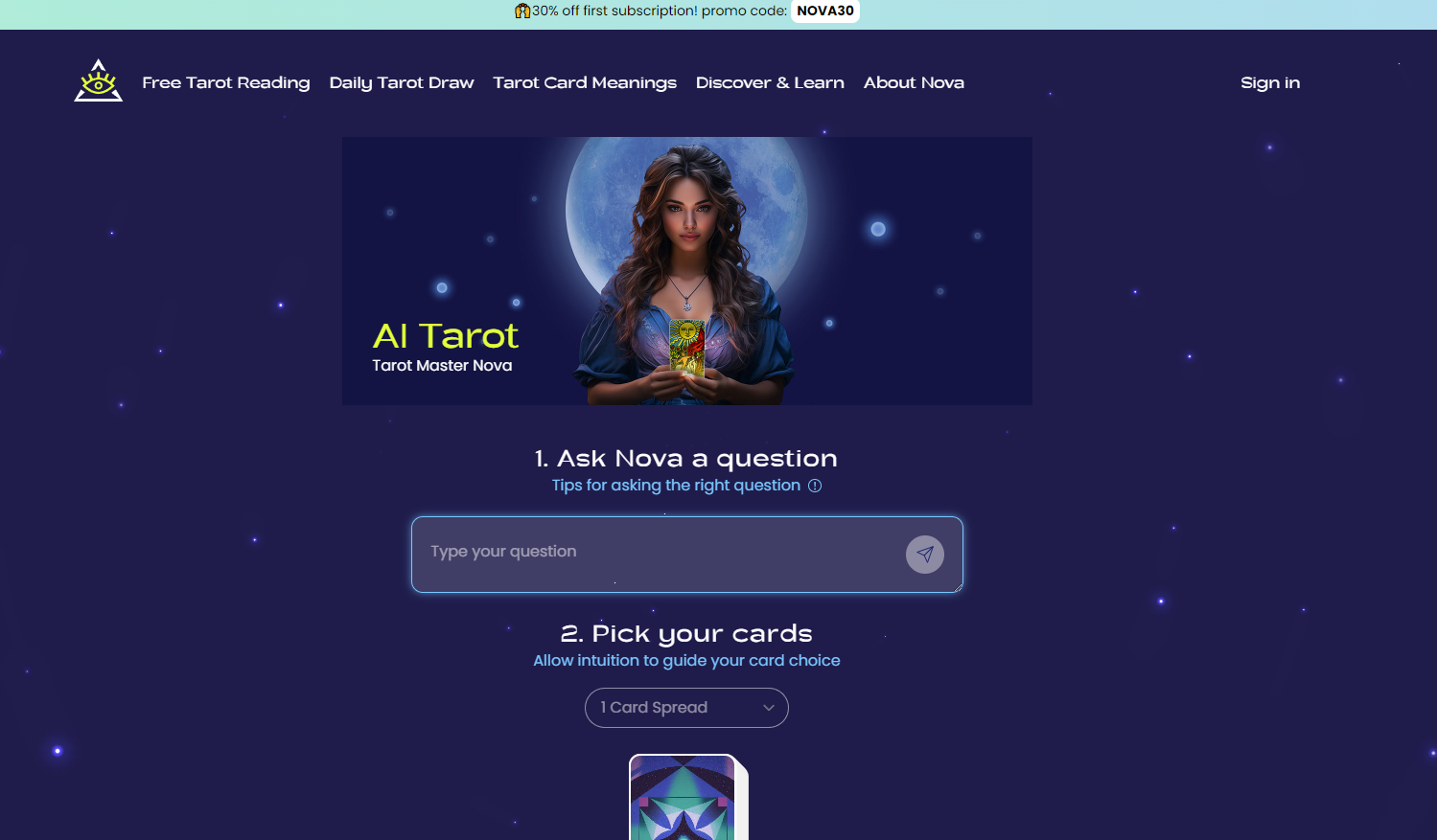 AI Tarot Nova gallery image