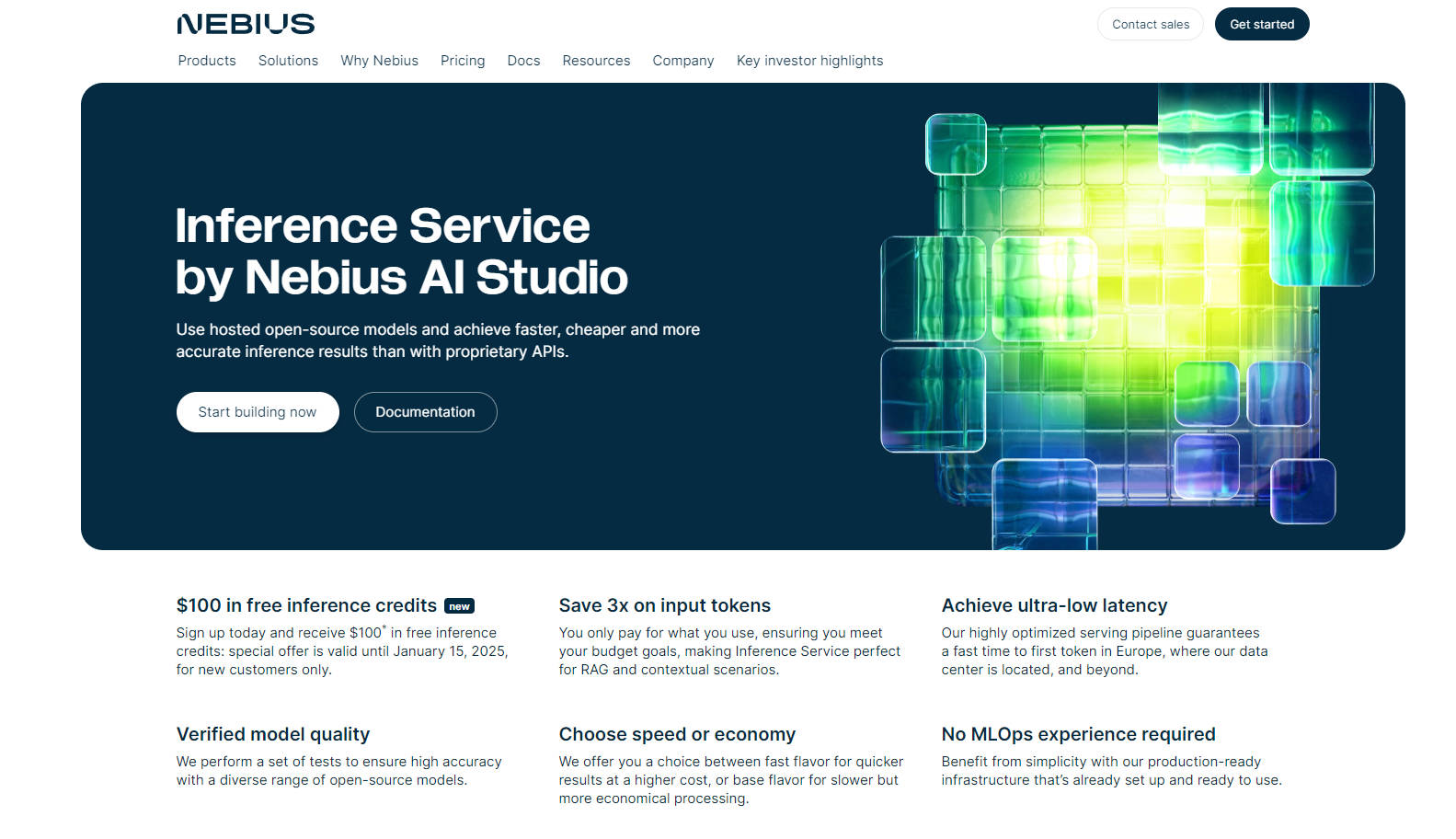 Nebius AI Studio gallery image