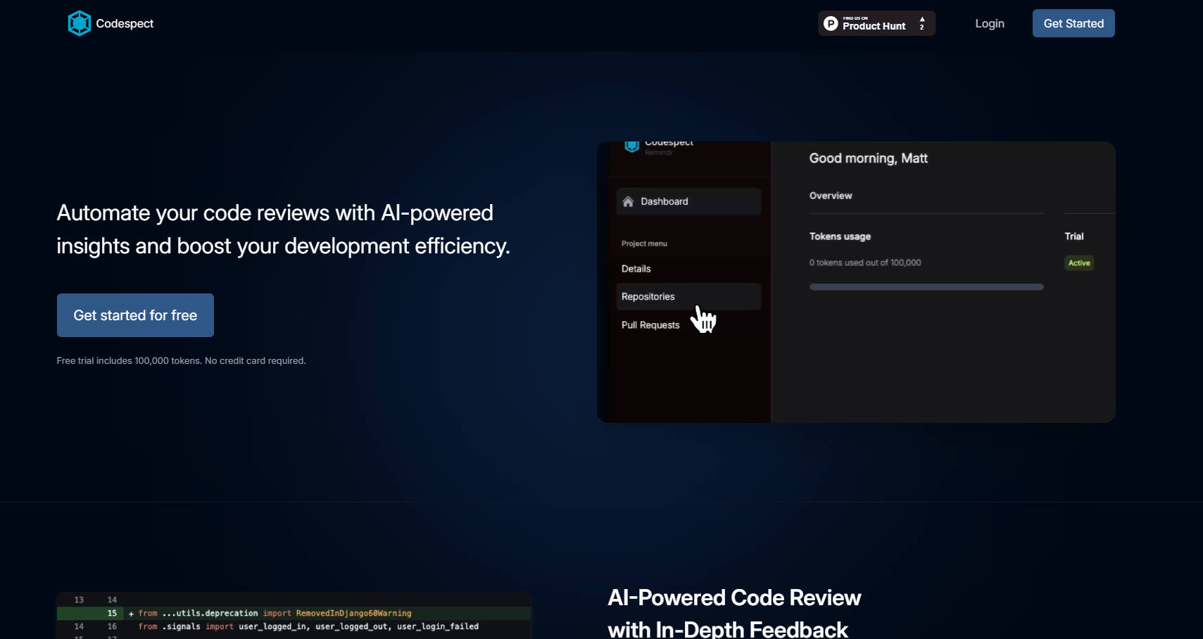 Codespect.io gallery image