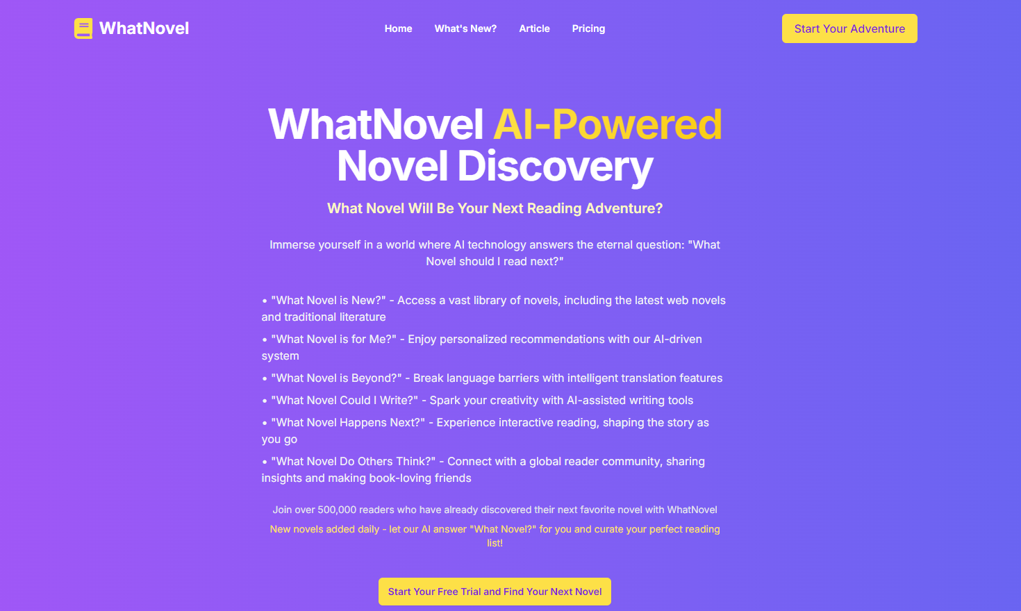 WhatNovel gallery image