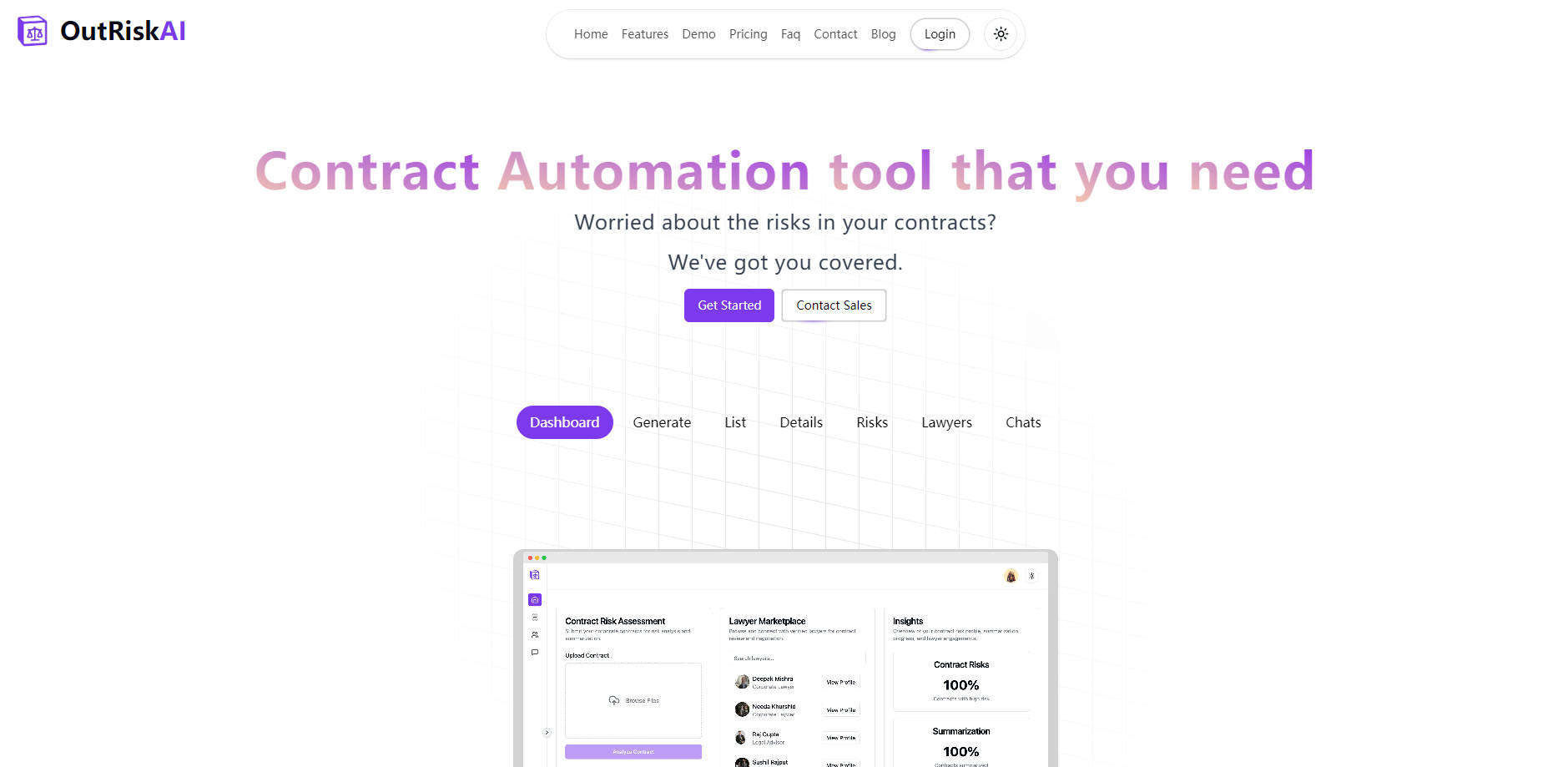 OutRiskAI gallery image