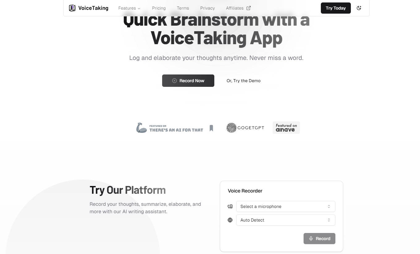 VoiceTaking gallery image