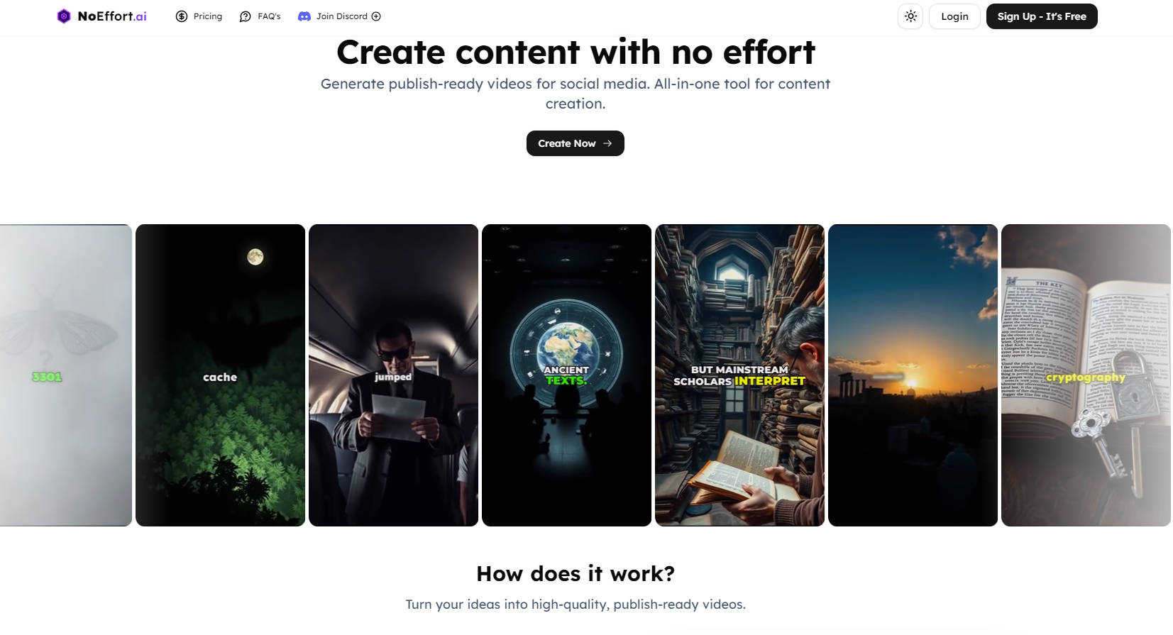 NoEffort AI gallery image