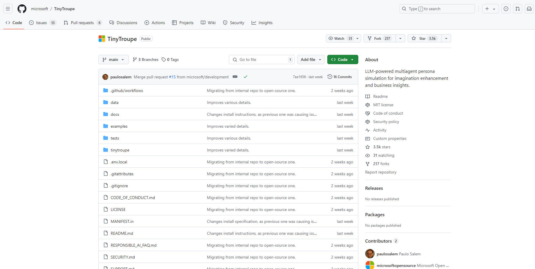 TinyTroupe gallery image