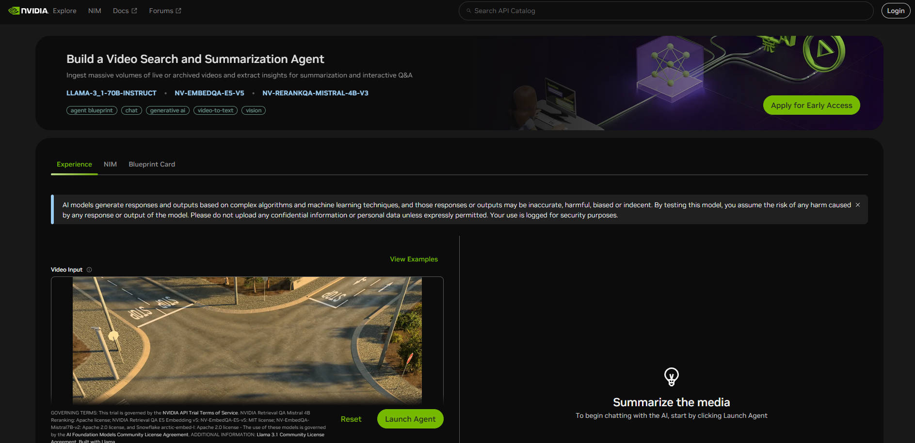 NVIDIA Video Search and Summarization gallery image