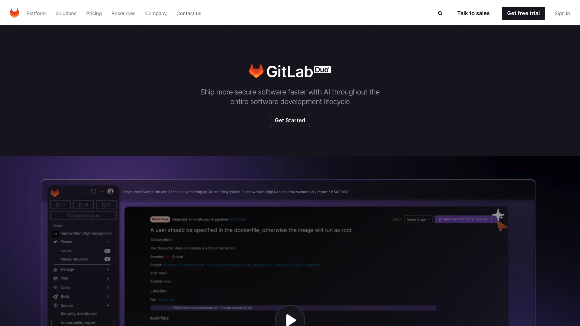 GitLab Duo gallery image