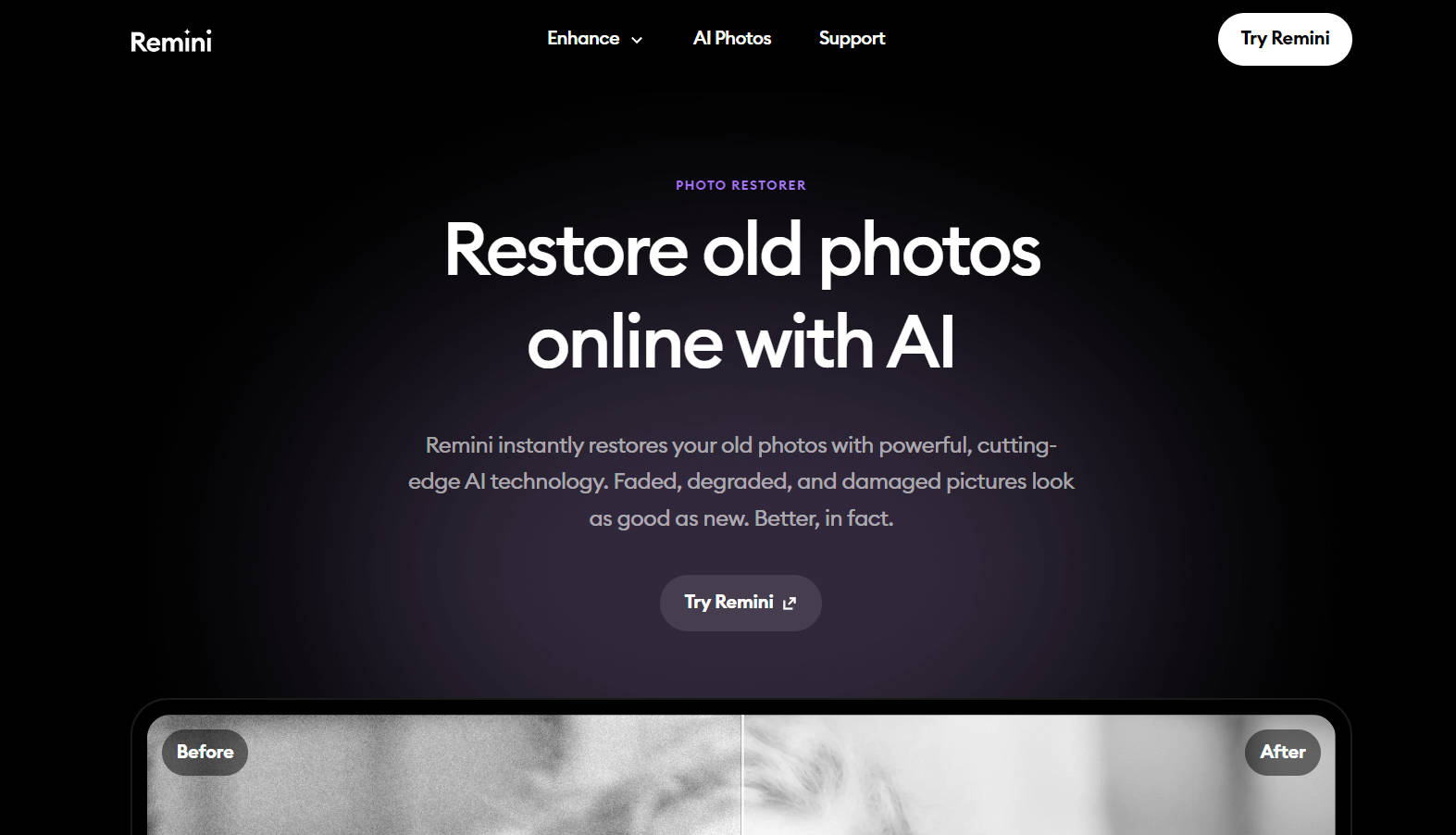 Remini's Photo Restorer gallery image