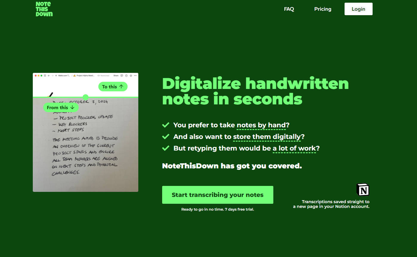 NoteThisDown gallery image