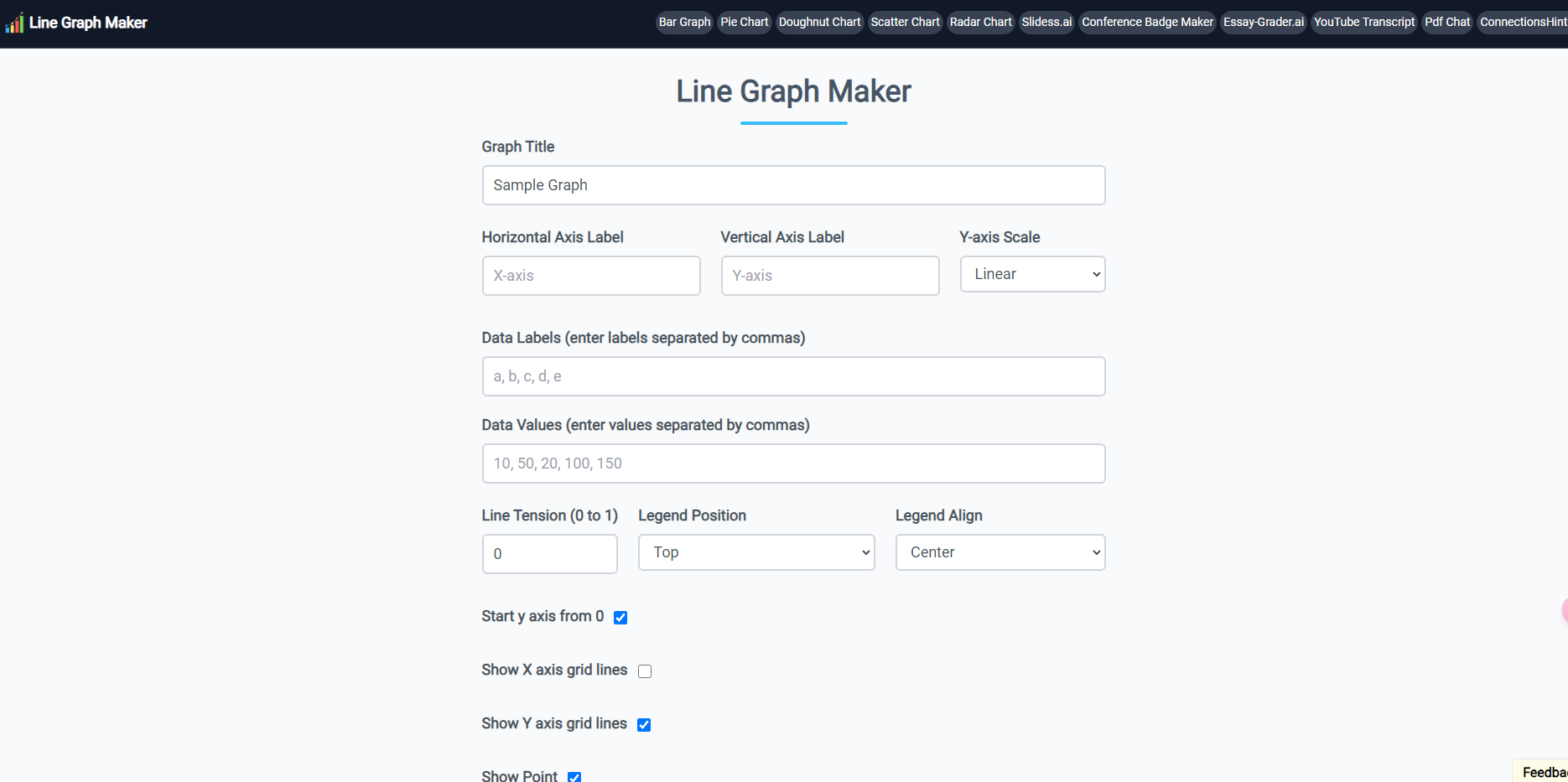 Line graph maker gallery image