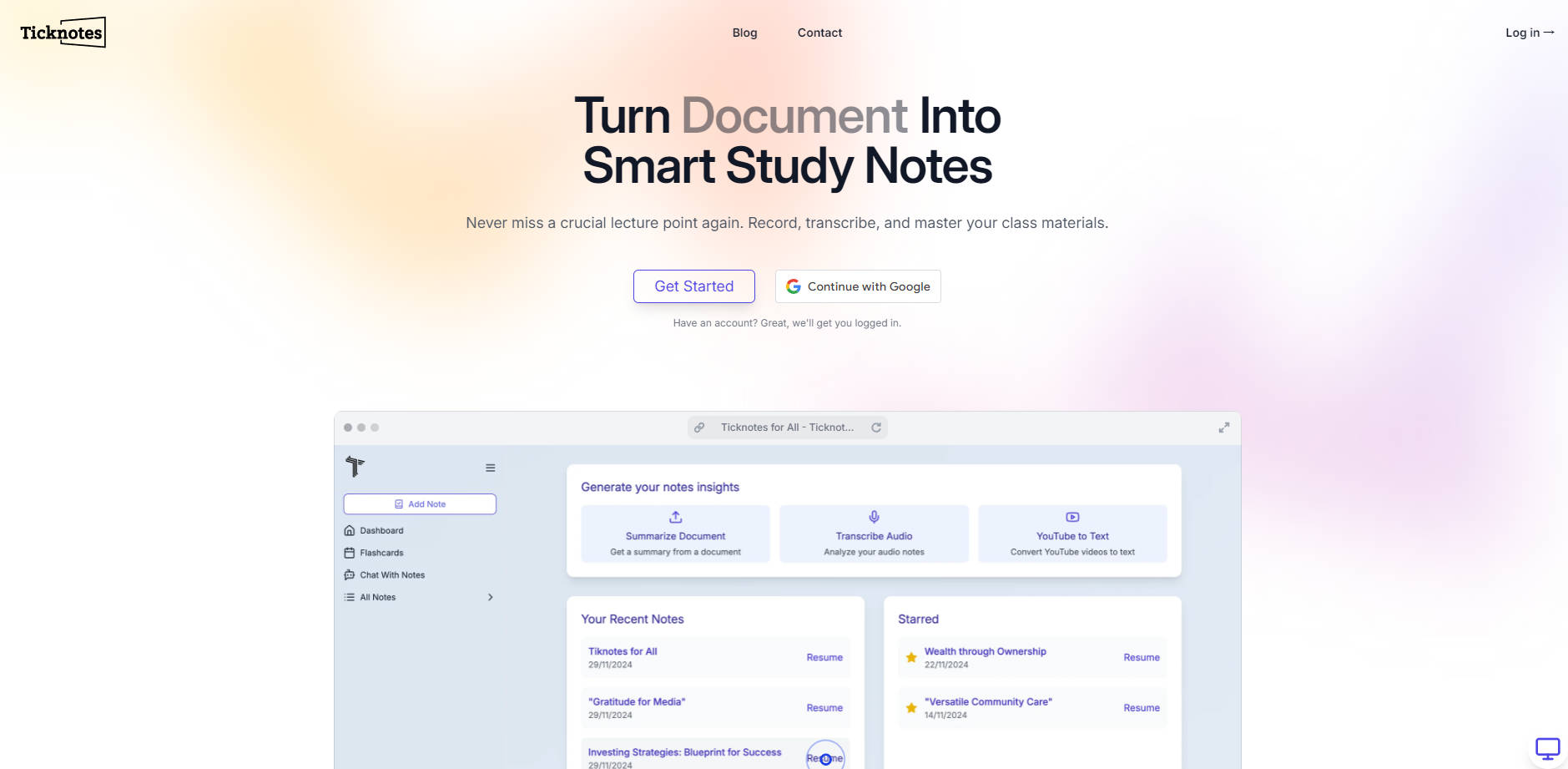 Ticknotes gallery image