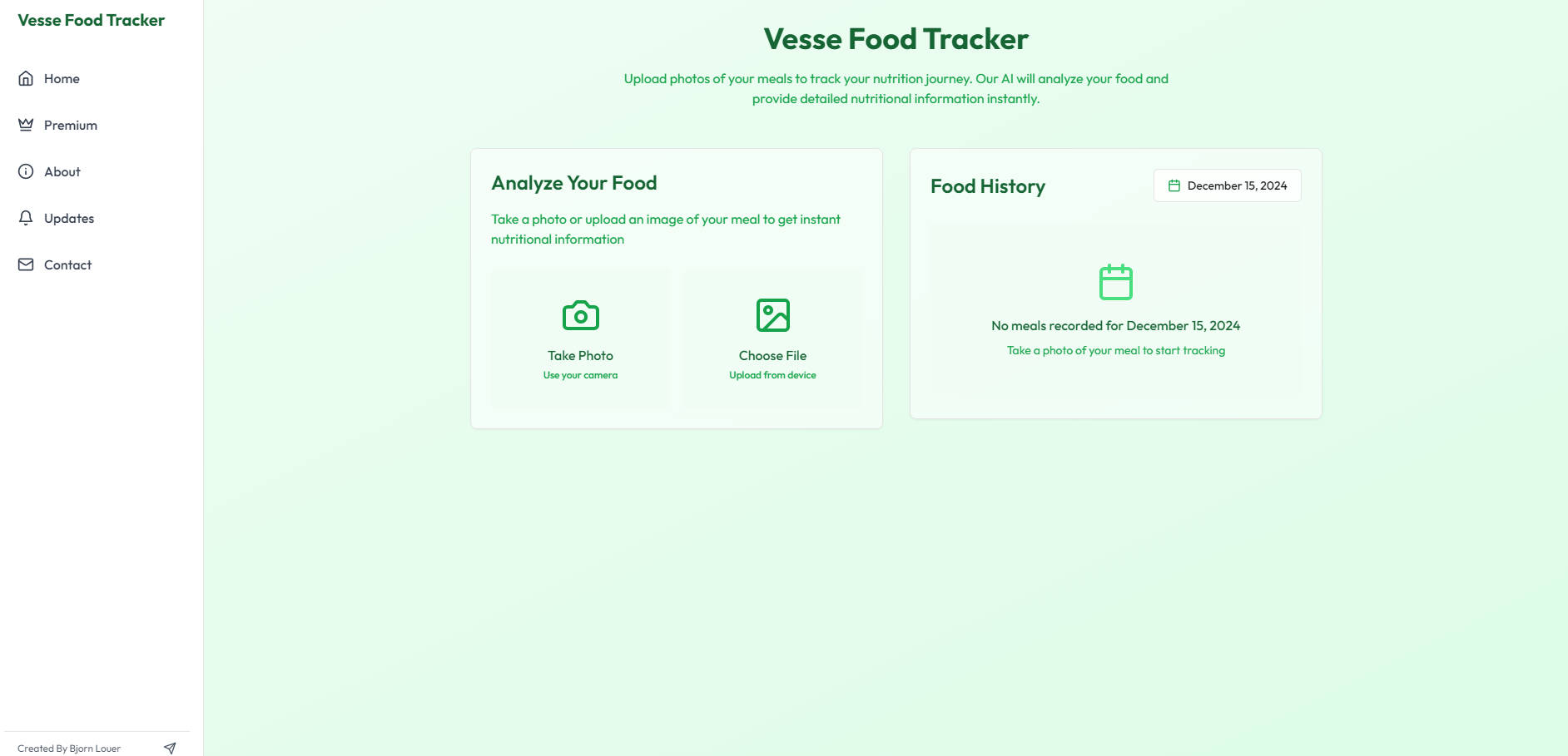 Vesse Food Tracker gallery image