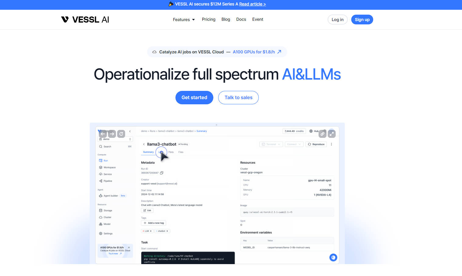 Vessl AI gallery image