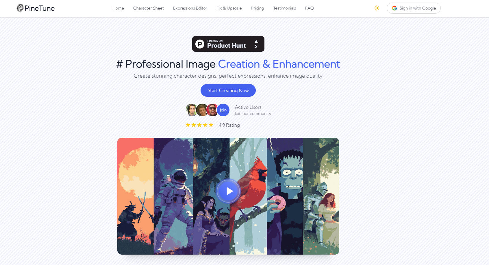 PineTune gallery image