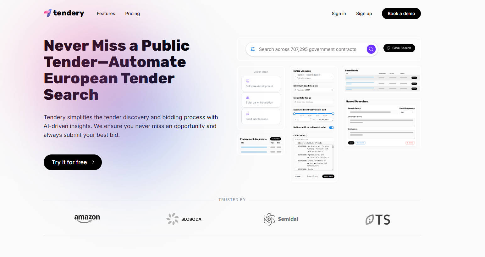 Tendery.ai gallery image