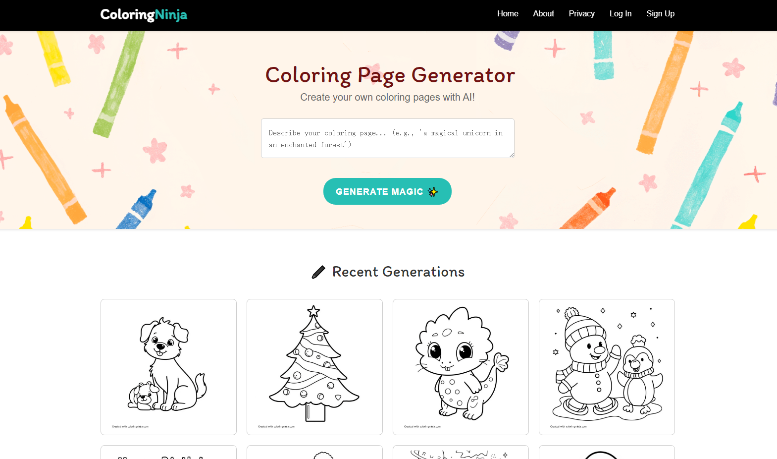 Coloring Ninja AI gallery image