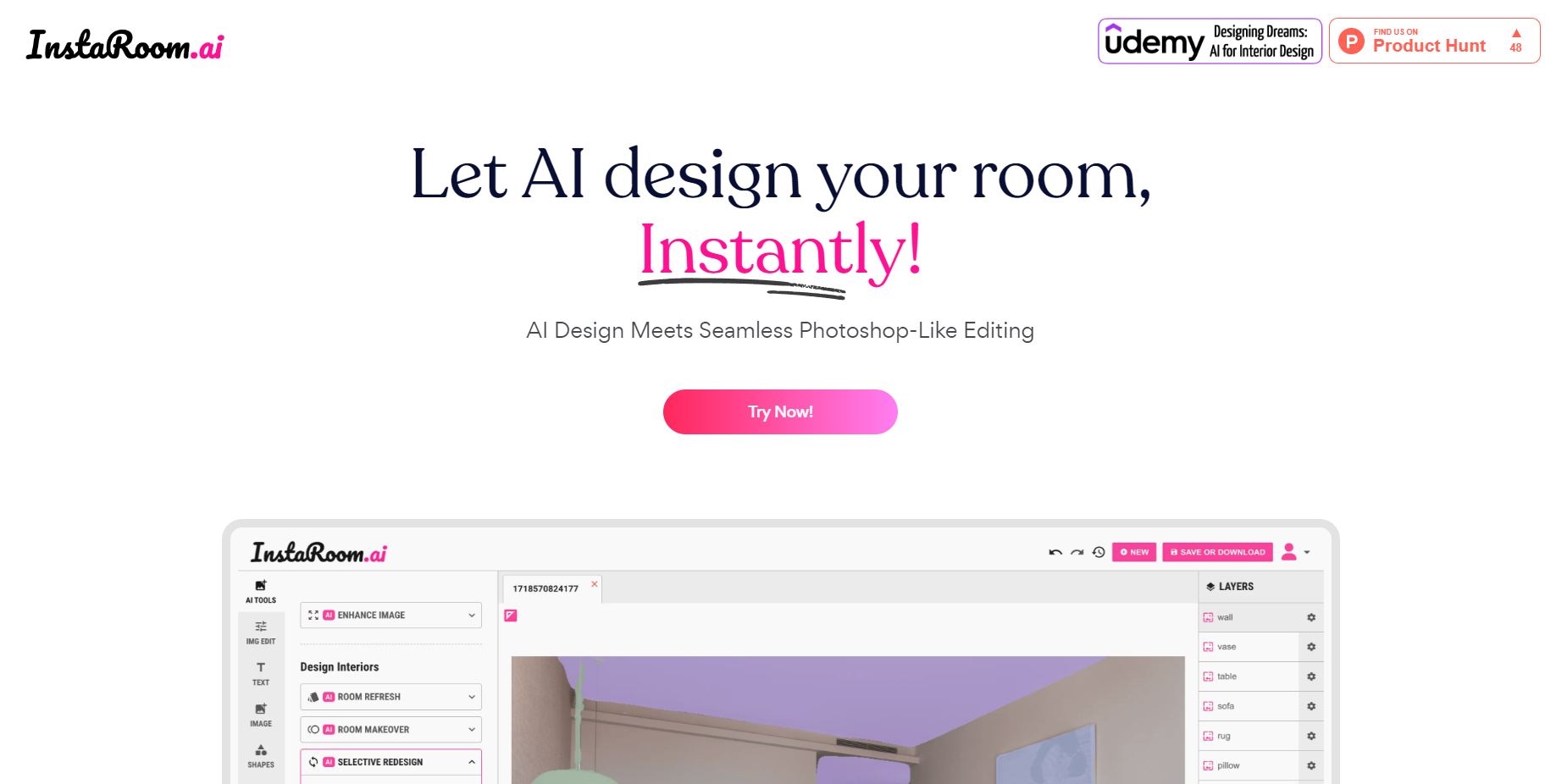 InstaRoom gallery image