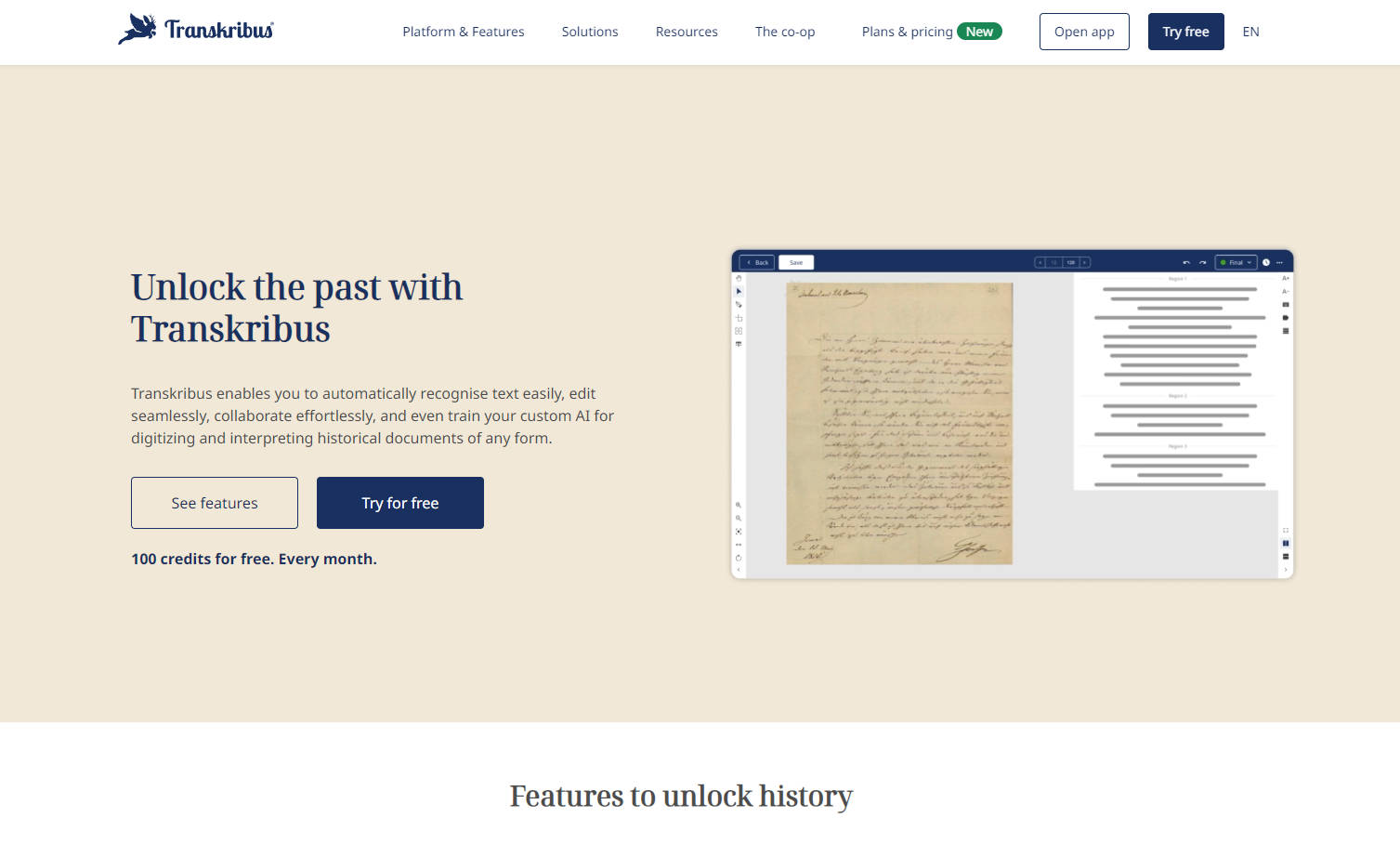 Transkribus gallery image