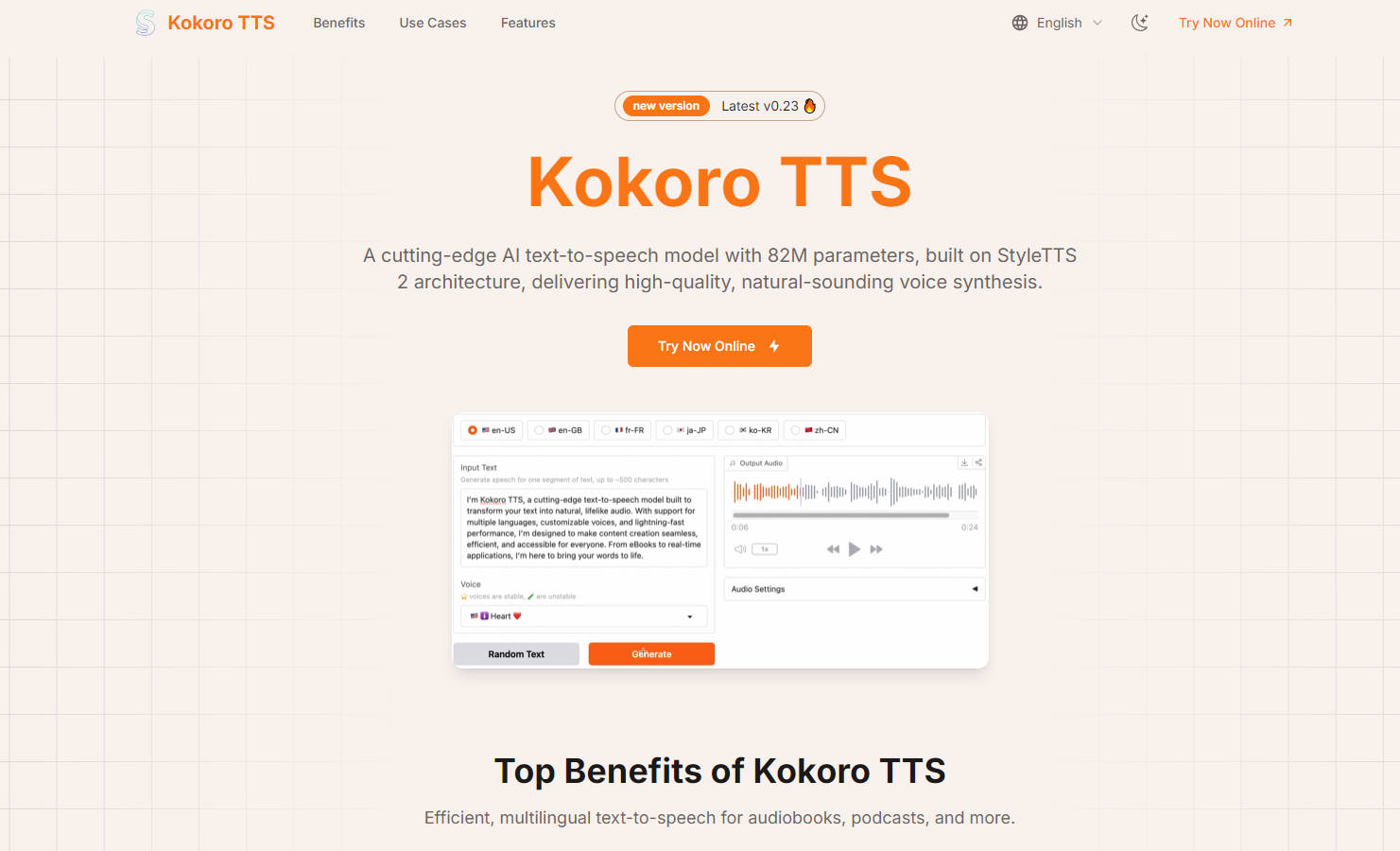 Kokoro TTS gallery image