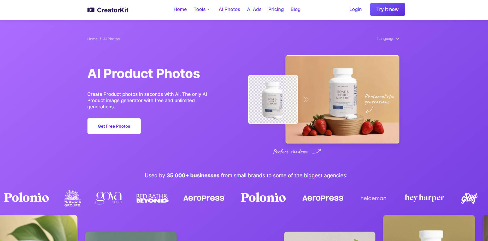 CreatorKit's AI Product Photo maker gallery image