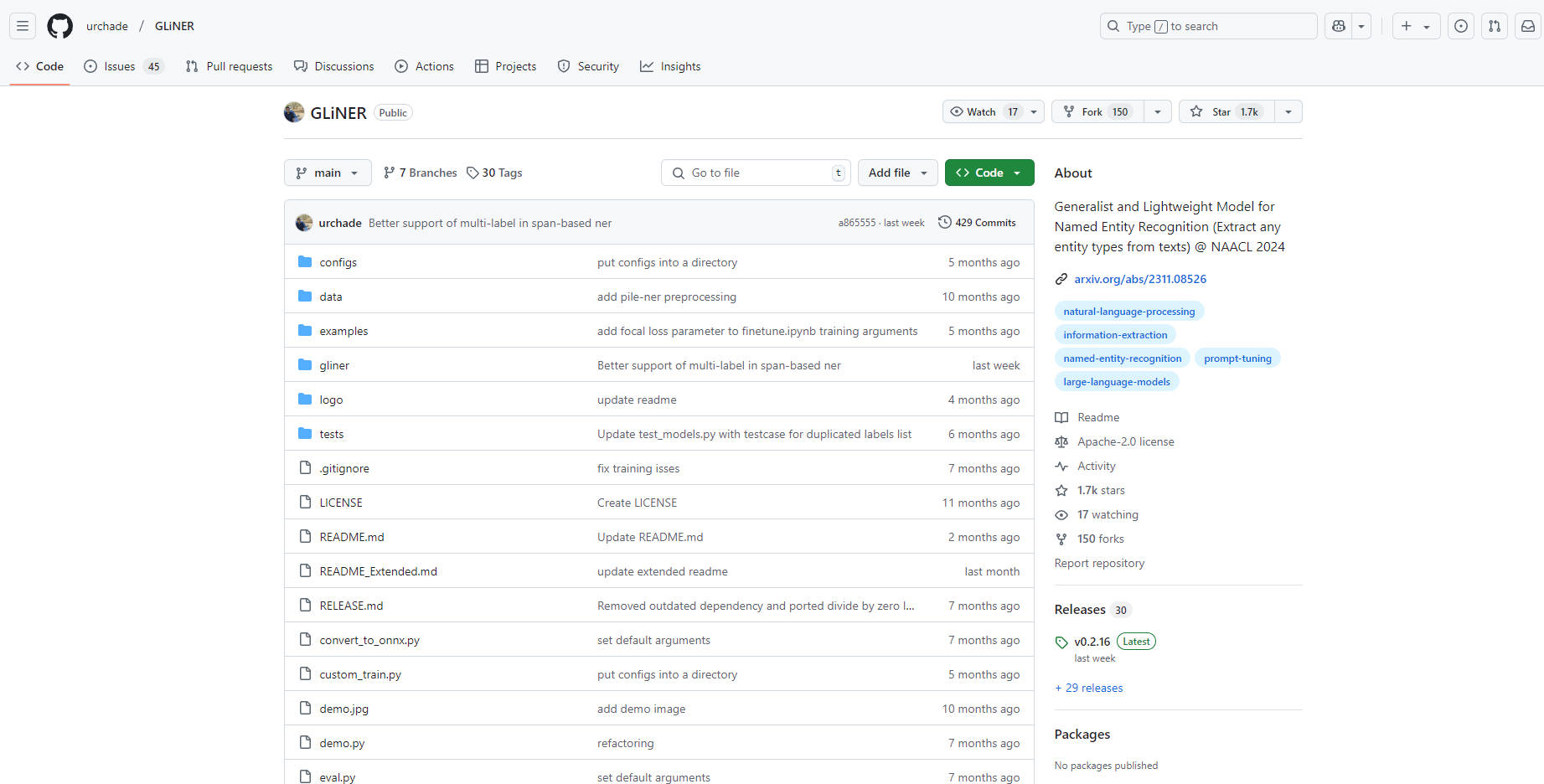 GLiNER gallery image