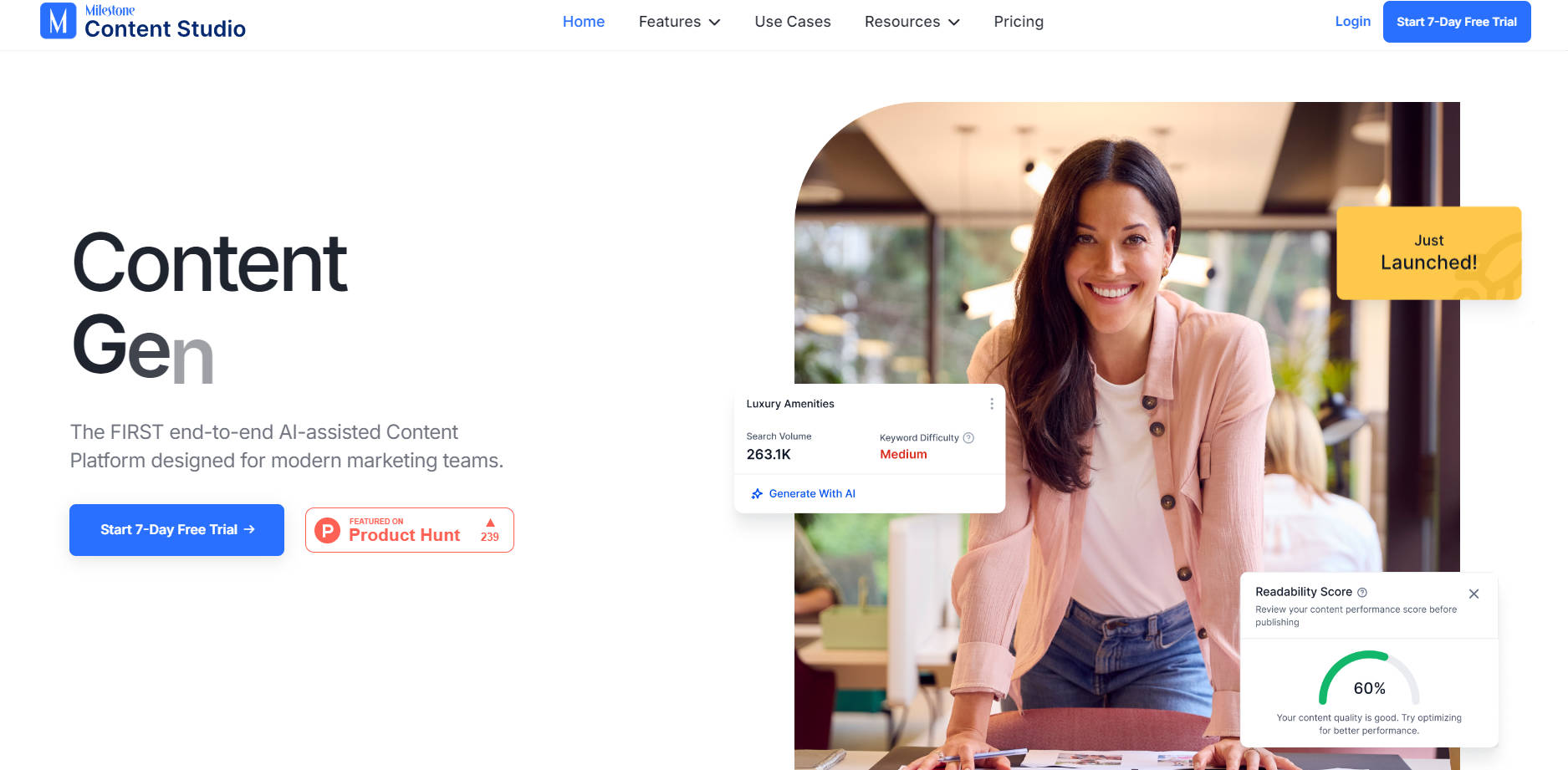 Milestone Content Studio gallery image