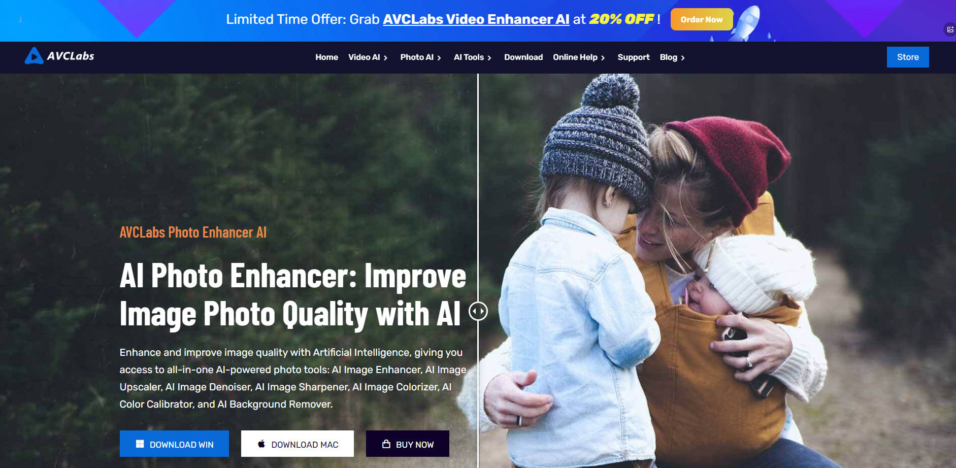 AVCLabs Photo Enhancer AI gallery image