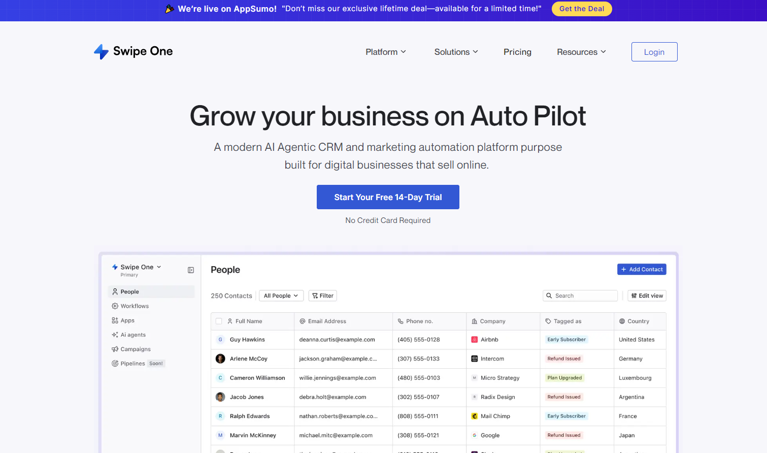 Swipe One gallery image