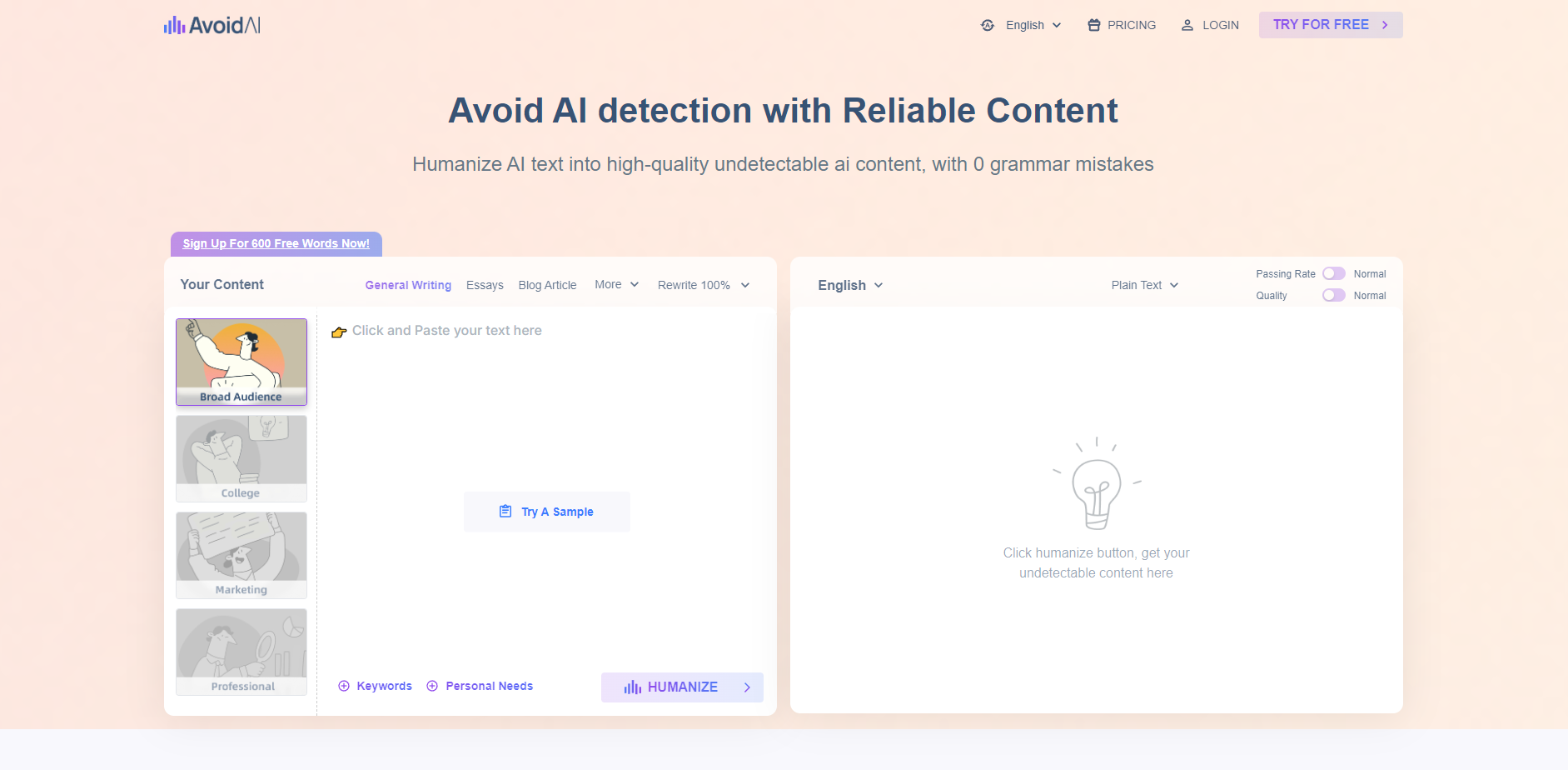 Avoid AI gallery image
