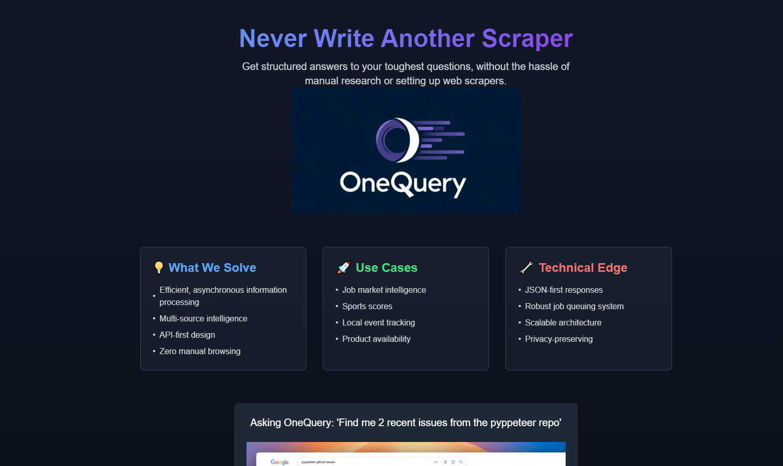 OneQuery gallery image