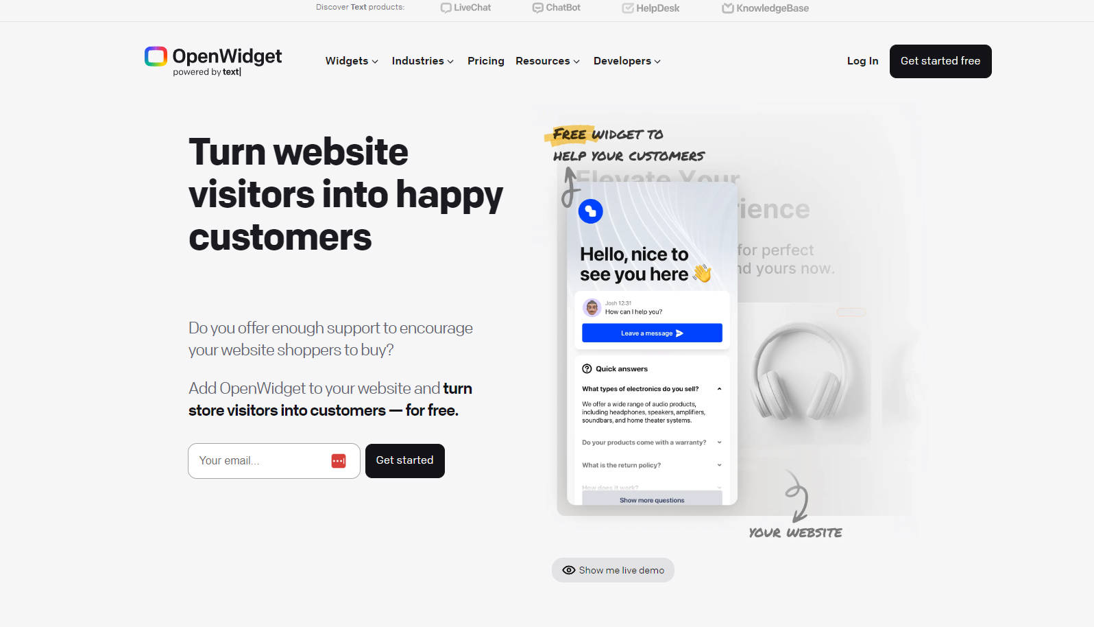 OpenWidget gallery image