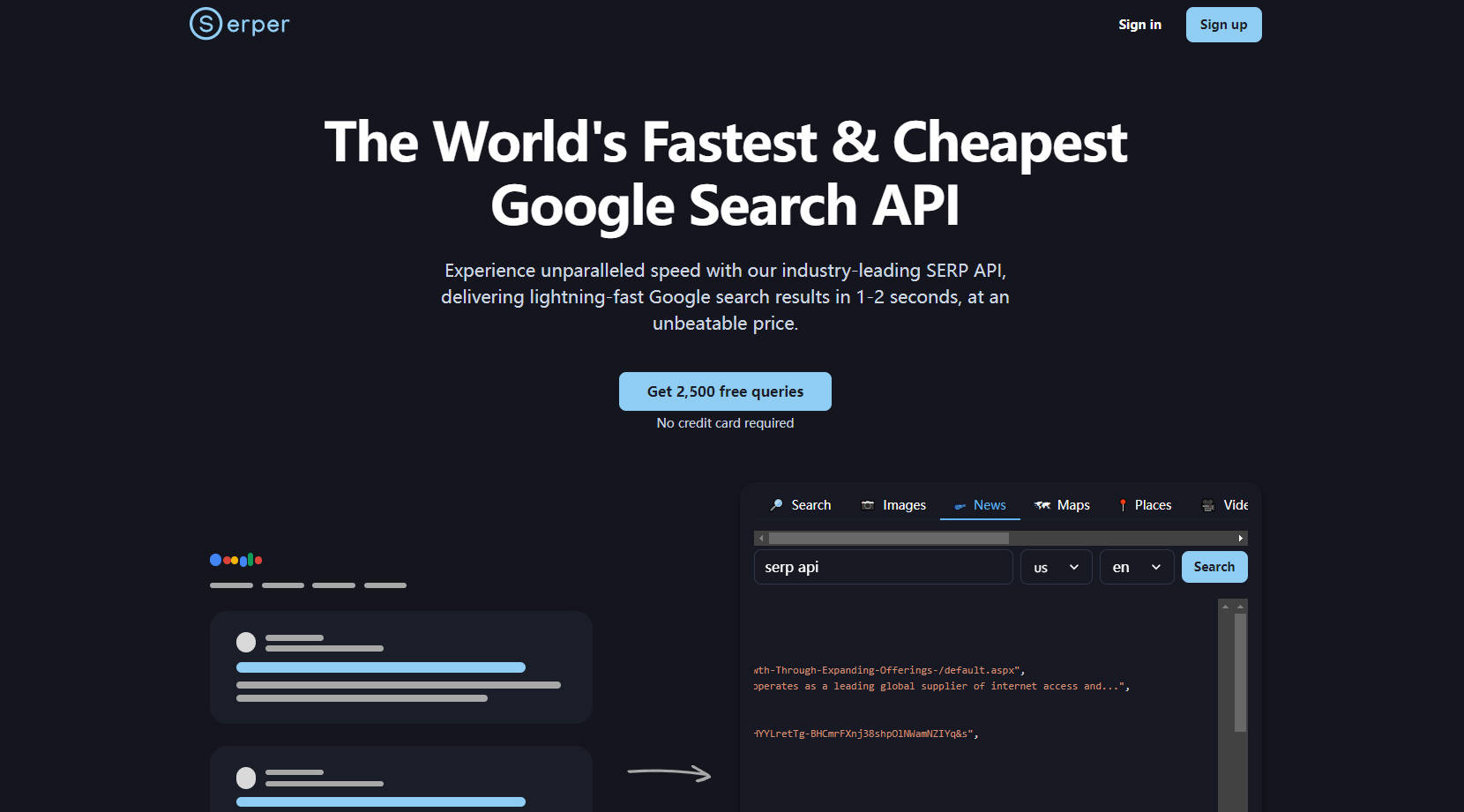 Serper gallery image