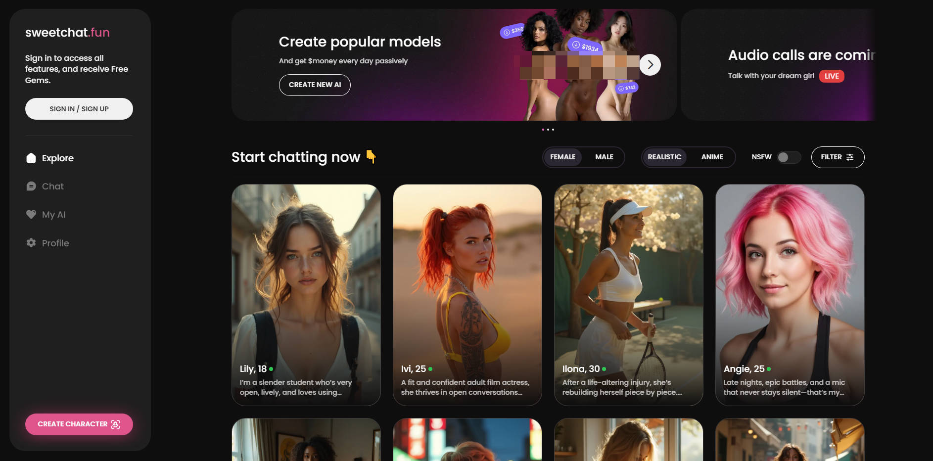 Sweetchat gallery image