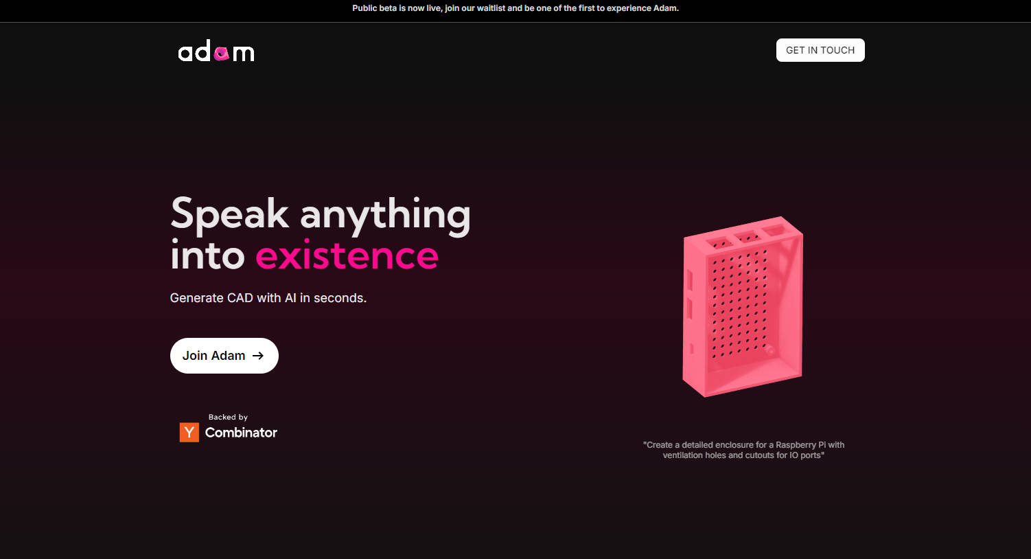 Adam CAD gallery image