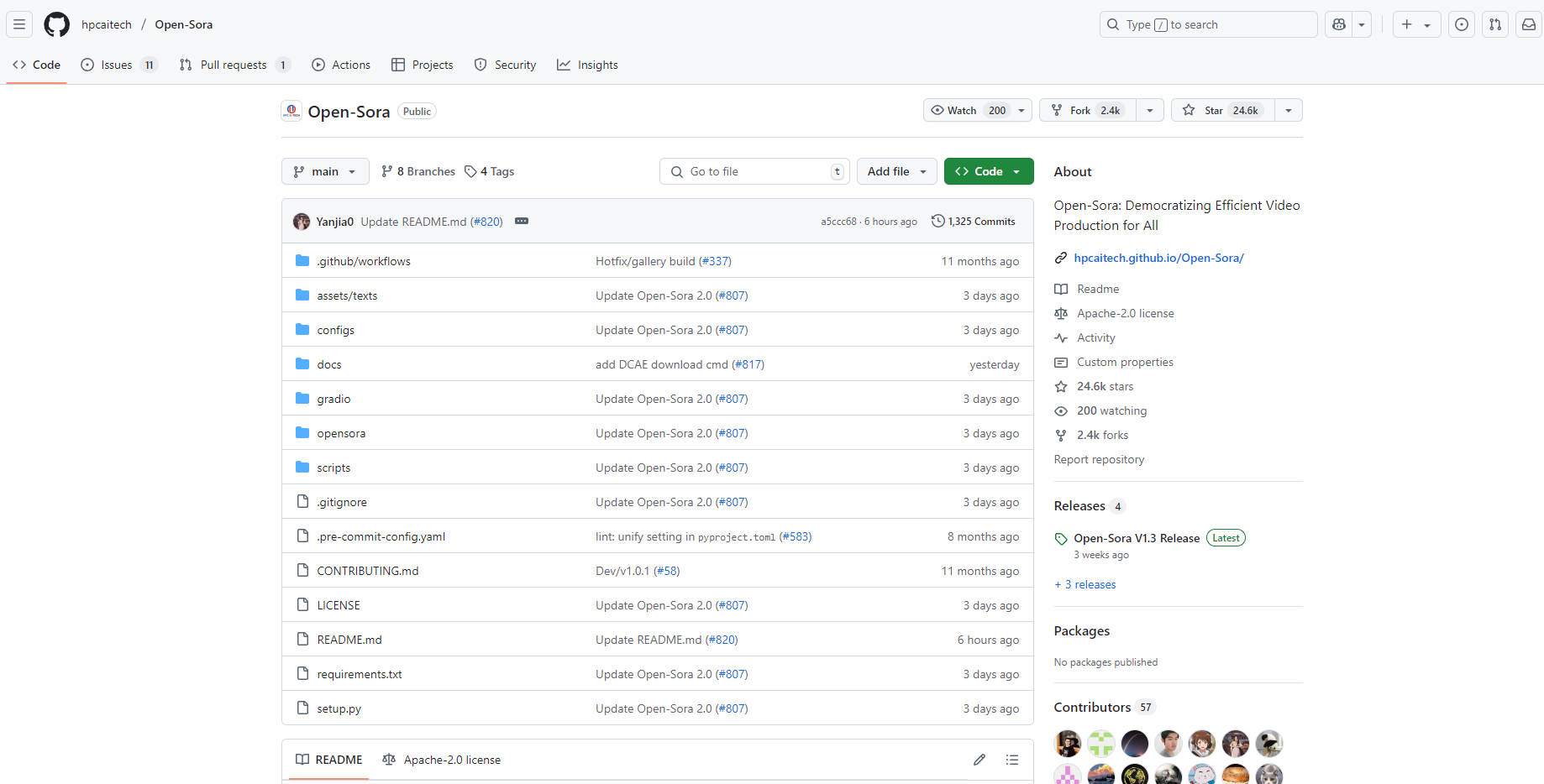 Open-Sora gallery image