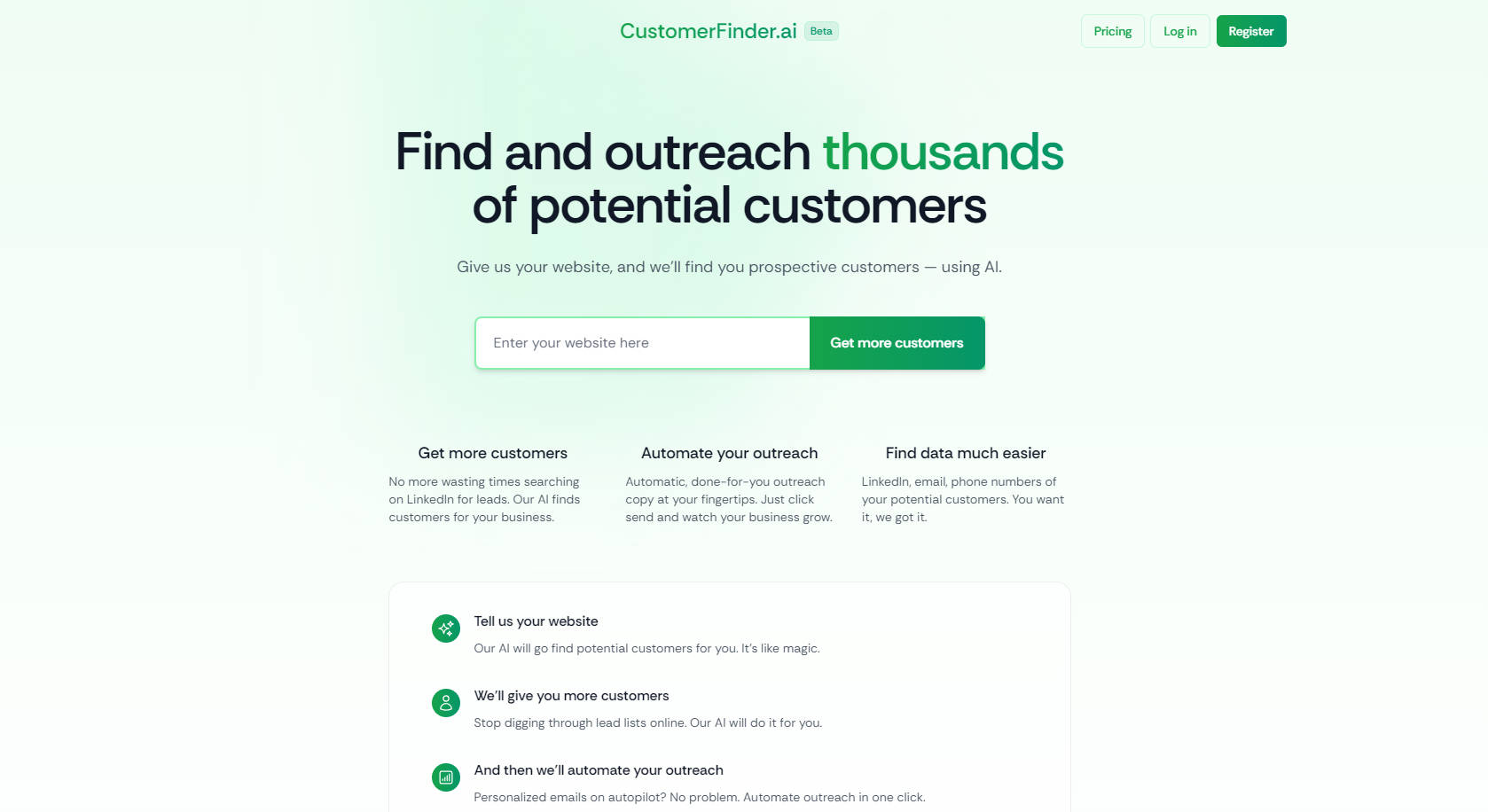 CustomerFinder.ai gallery image