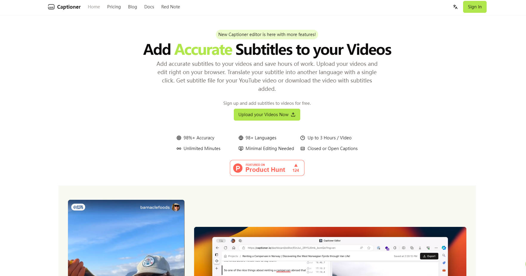 Captioner gallery image