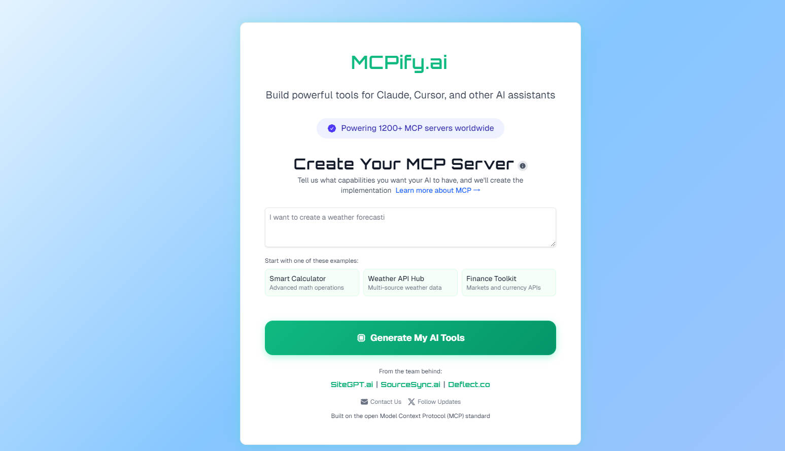 MCPify.ai gallery image