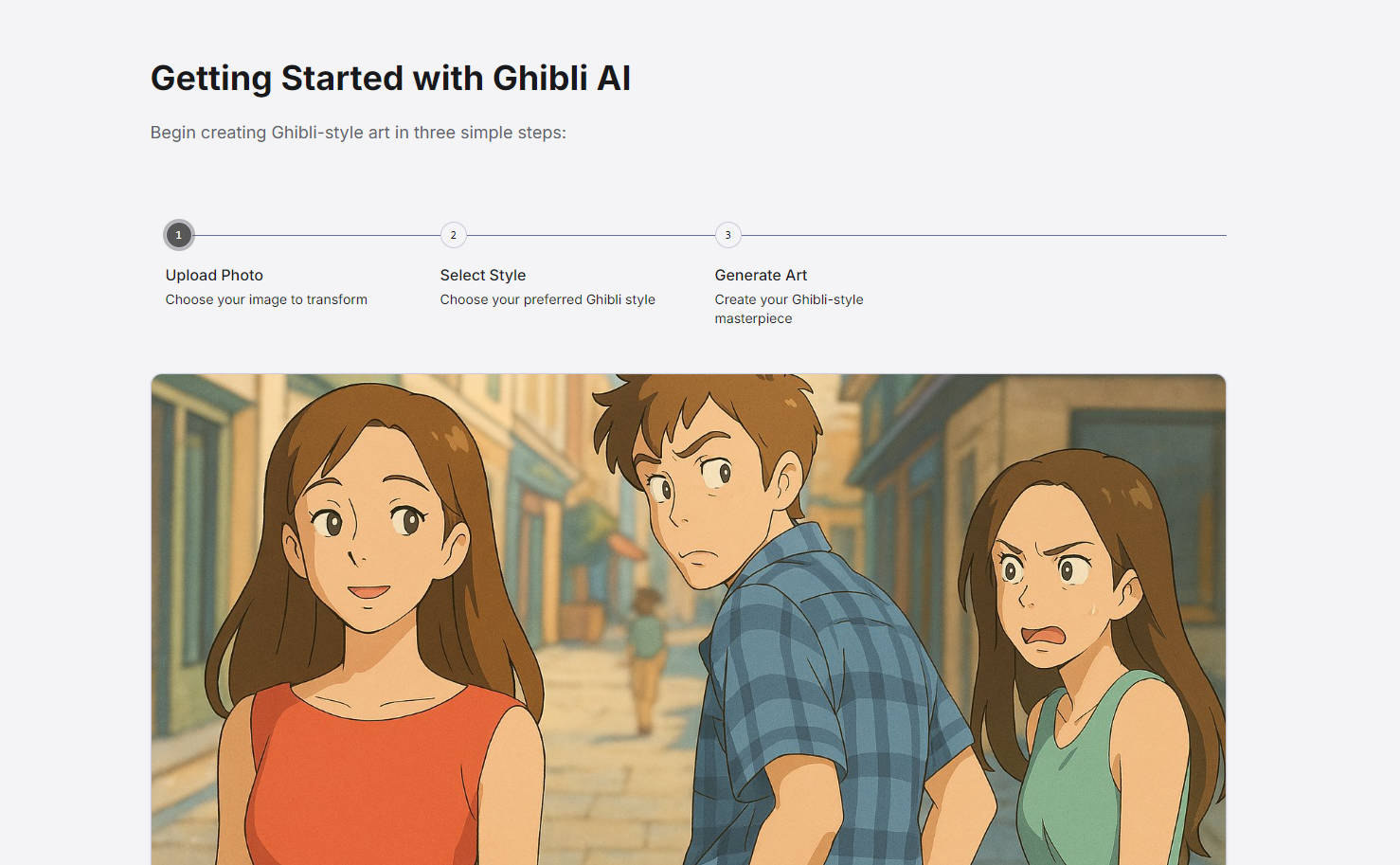 Ghibli ai image generator gallery image